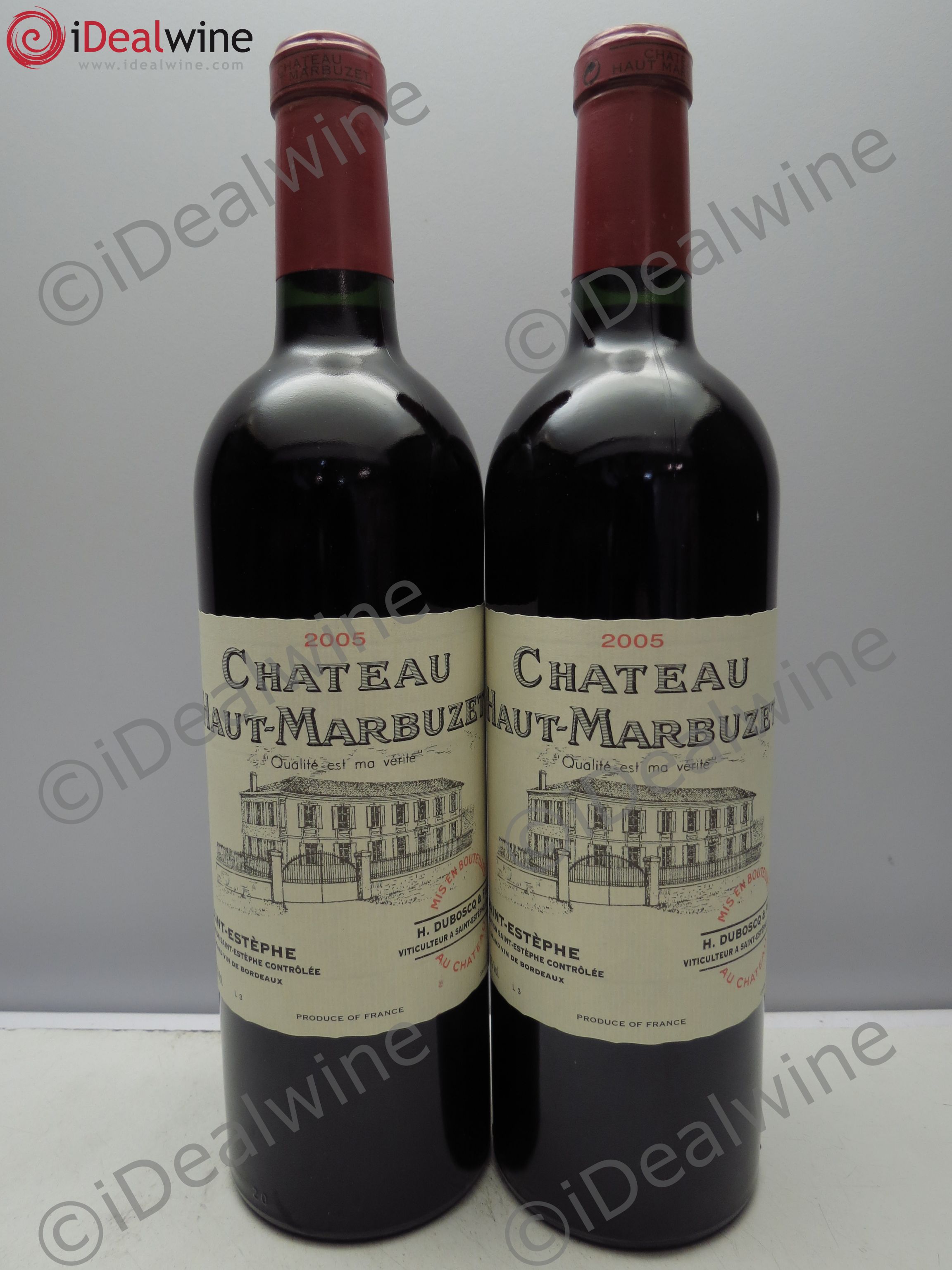 Château Haut Marbuzet 2005 - Lot de 2 bouteilles - 0