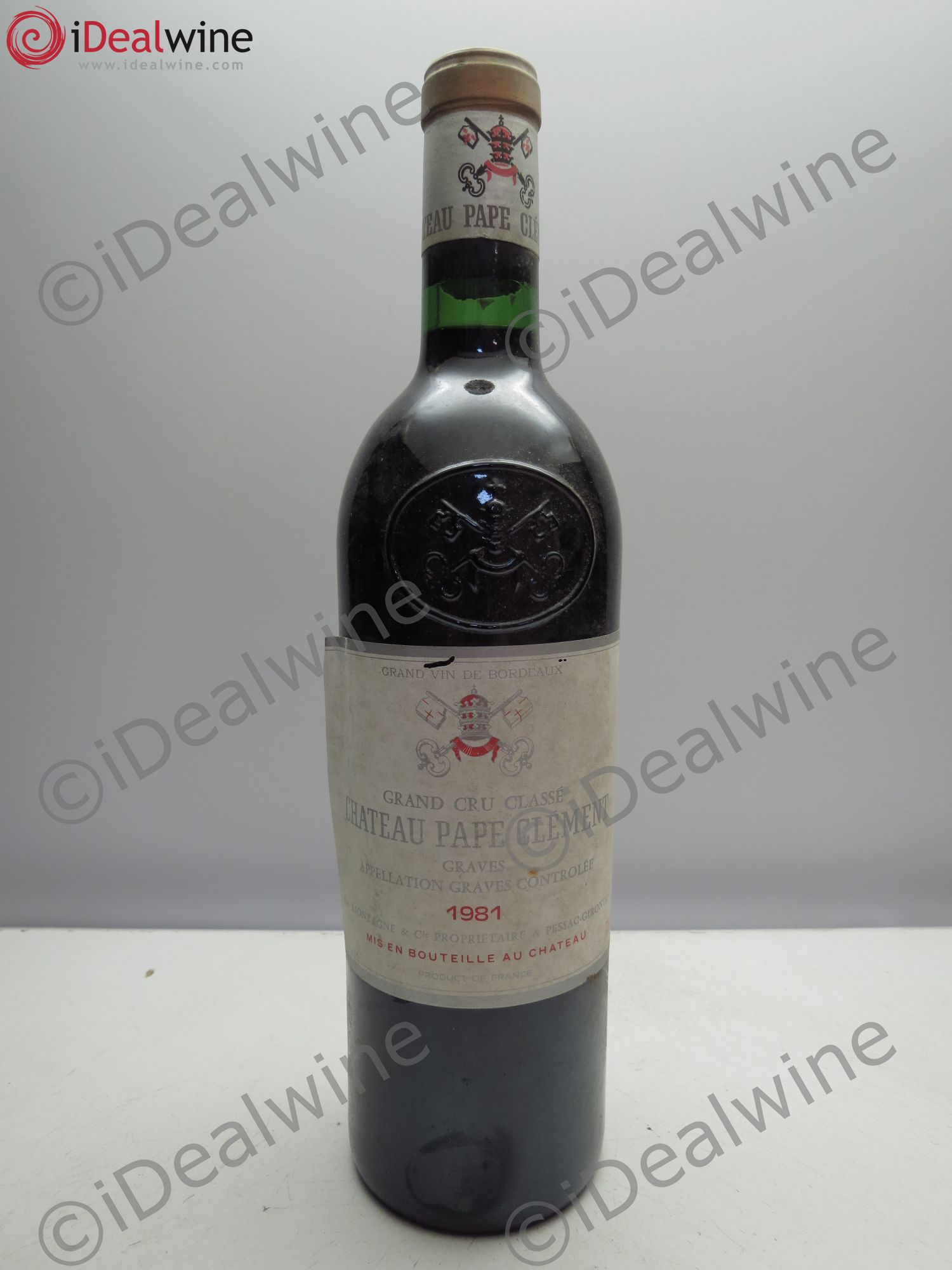 Château Pape Clément Cru Classé de Graves (trace de feutre) 1981 - Lot de 1 bouteille - 0