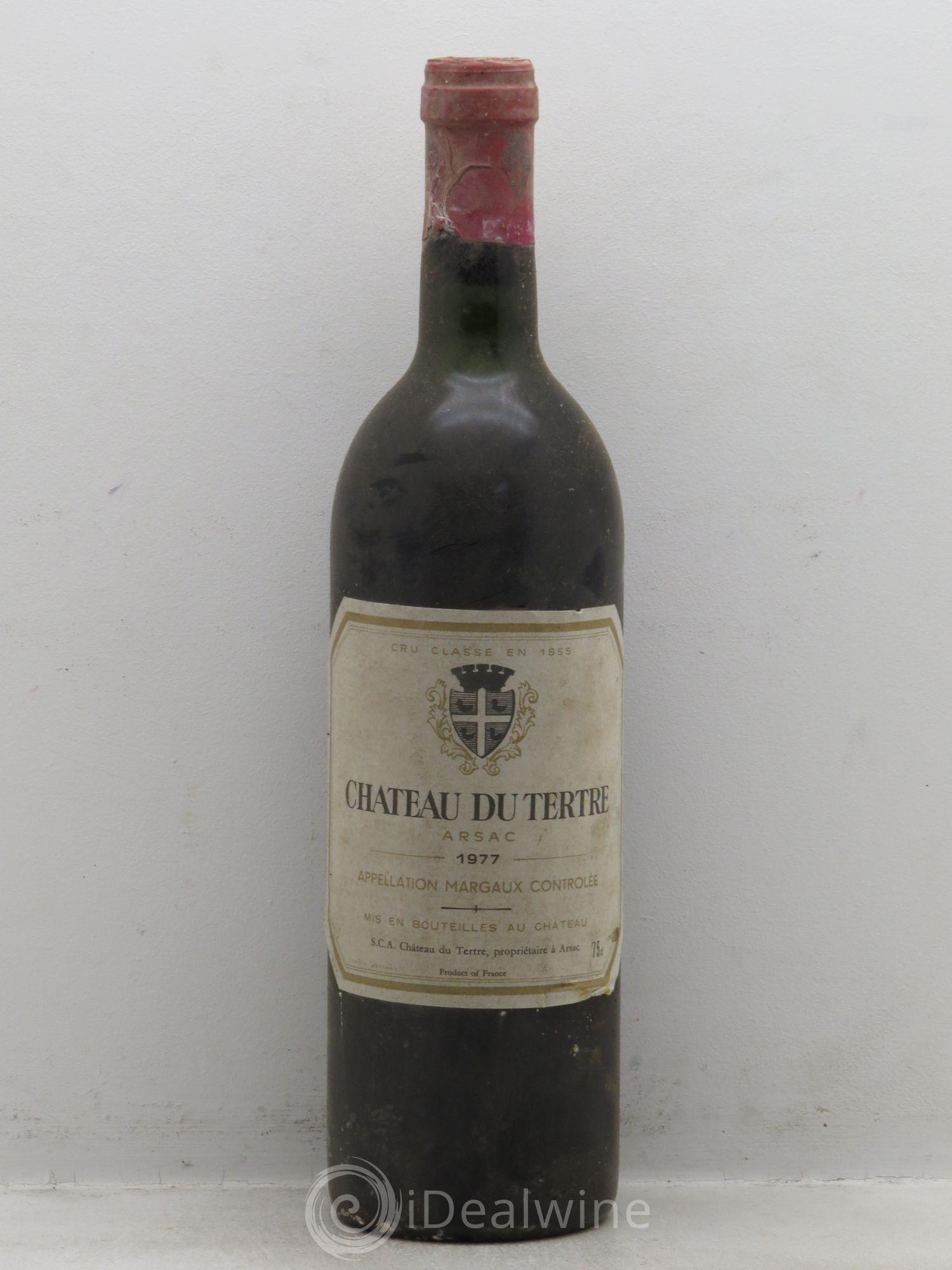 Château du Tertre 5ème Grand Cru Classé 1977 - Lot de 1 bouteille - 0