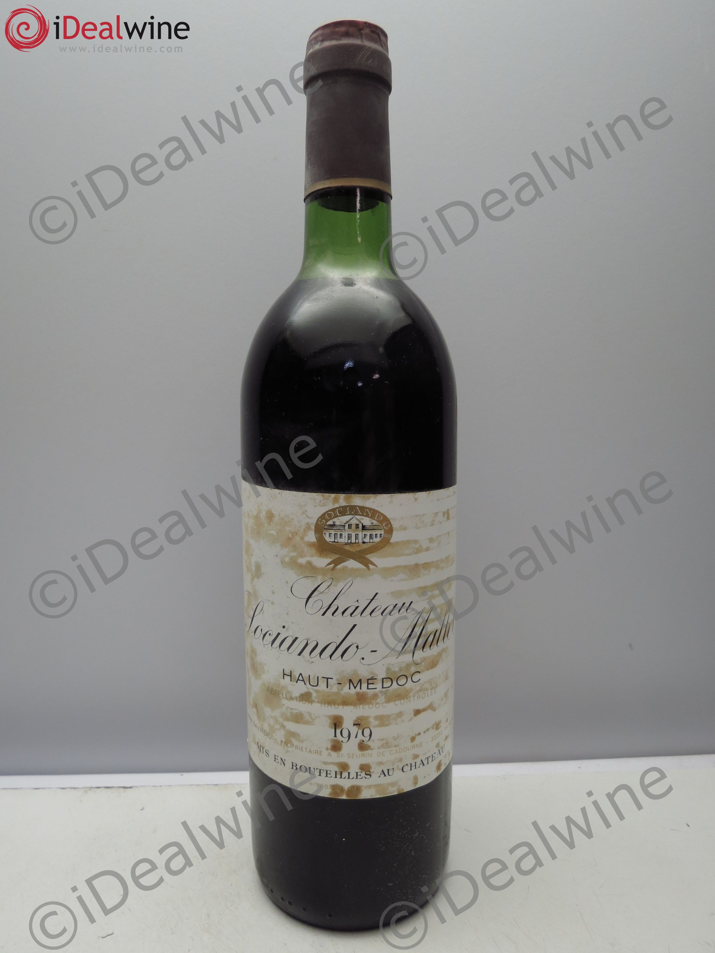 Château Sociando Mallet 1979 - Lot de 1 bouteille - 0