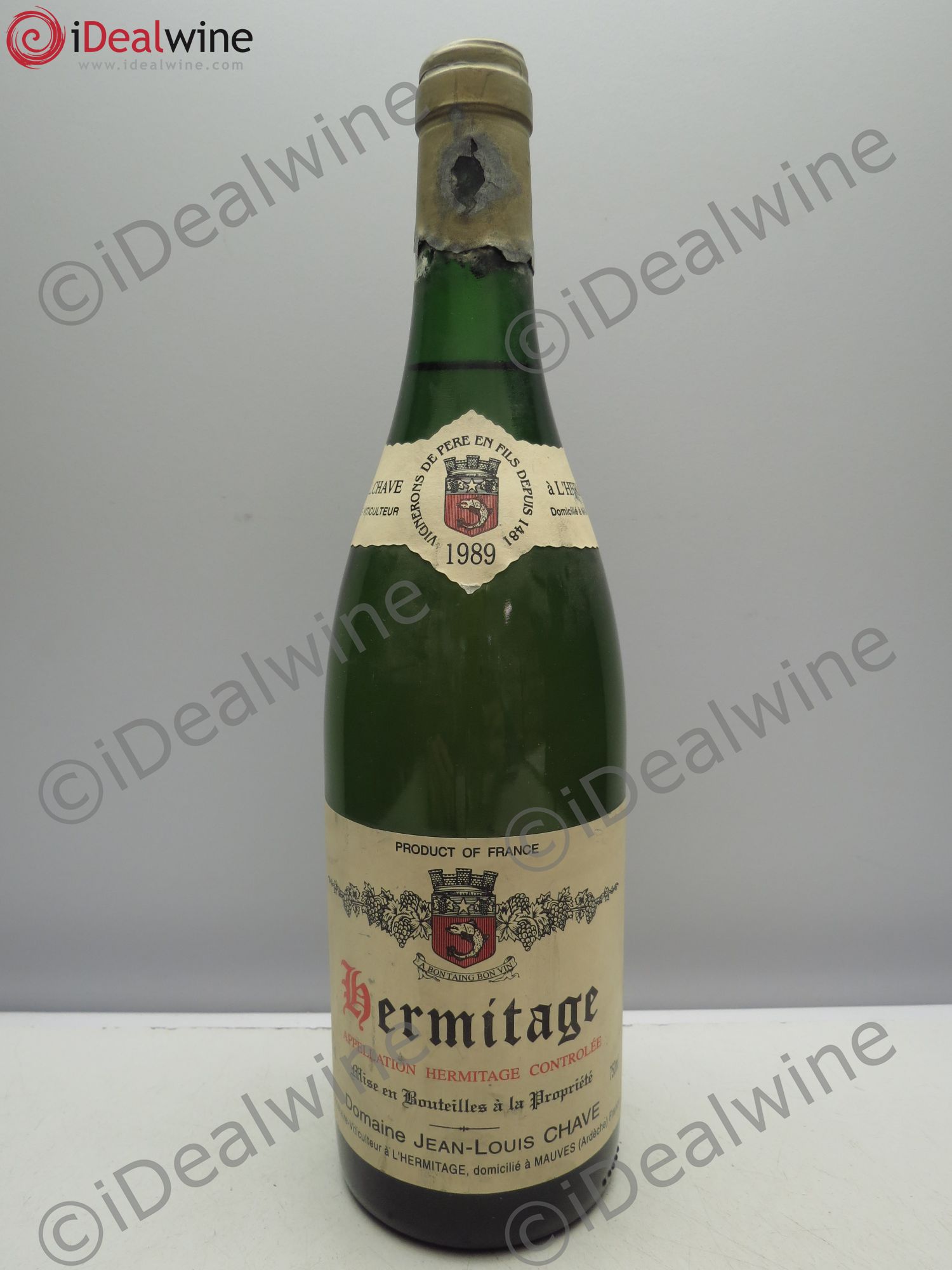 Hermitage Jean-Louis Chave 1989 - Lot de 1 bouteille - 0