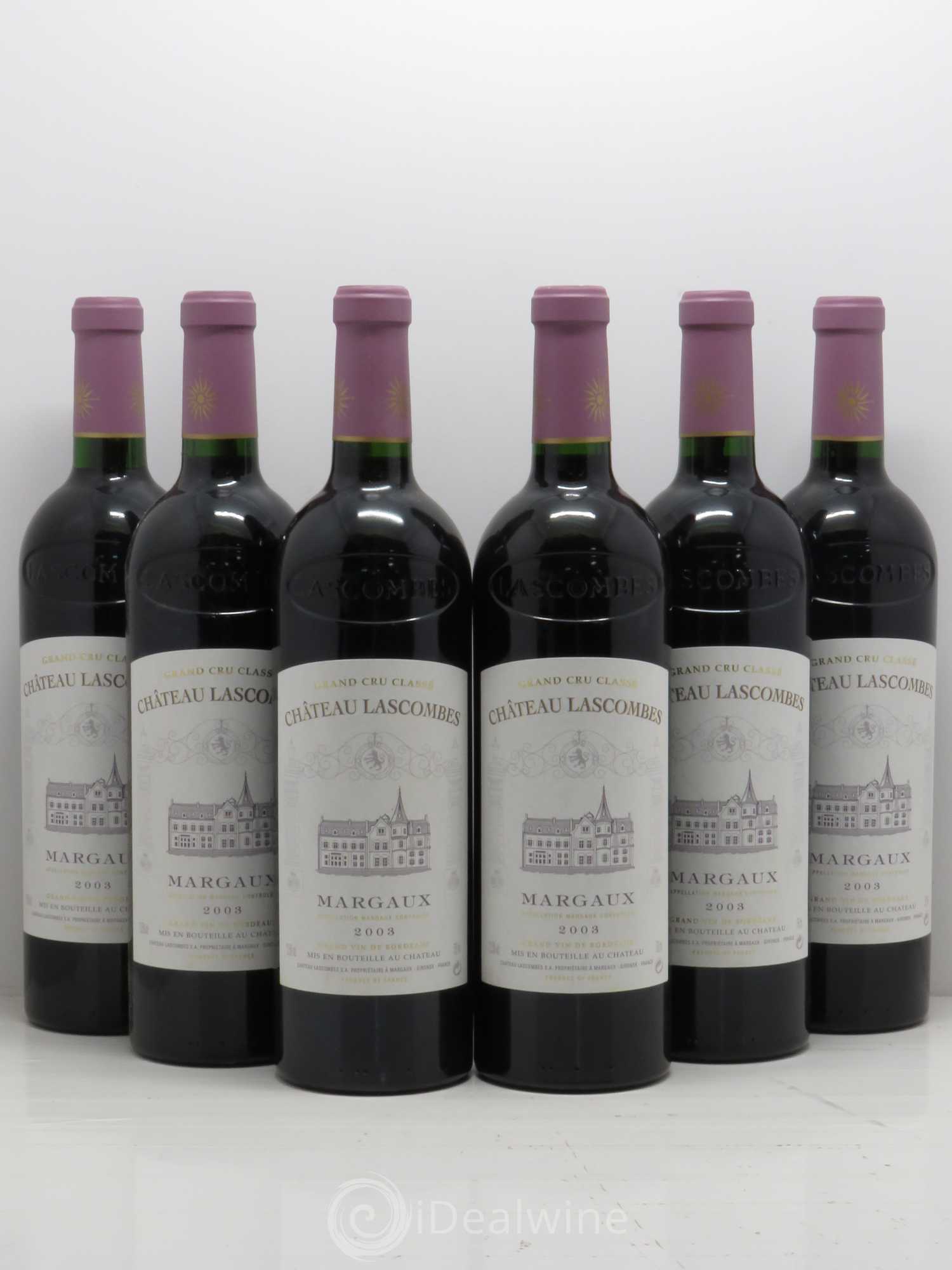 Château Lascombes 2ème Grand Cru Classé 2003 - Lot de 6 bouteilles - 0