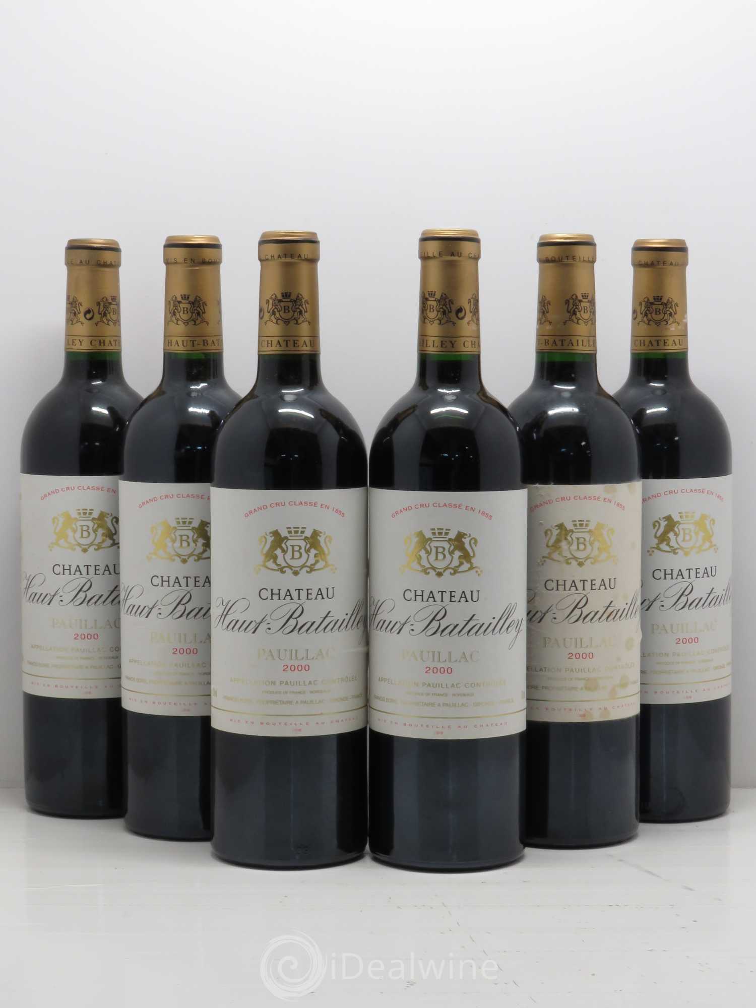 Château Haut Batailley 5ème Grand Cru Classé 2000 - Lot de 6 bouteilles - 0
