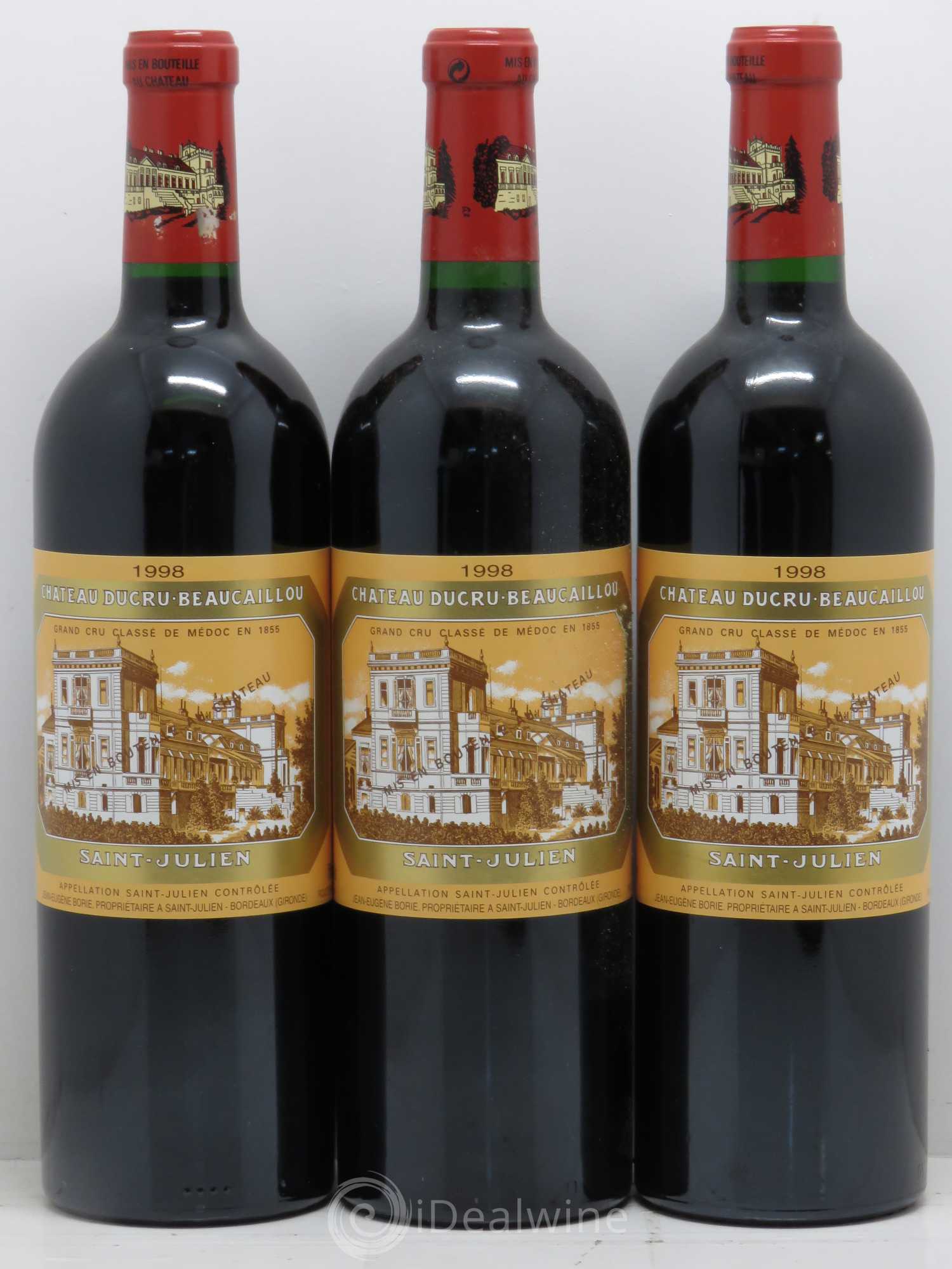 Château Ducru Beaucaillou 2ème Grand Cru Classé 1998 - Lot de 12 bouteilles - 1