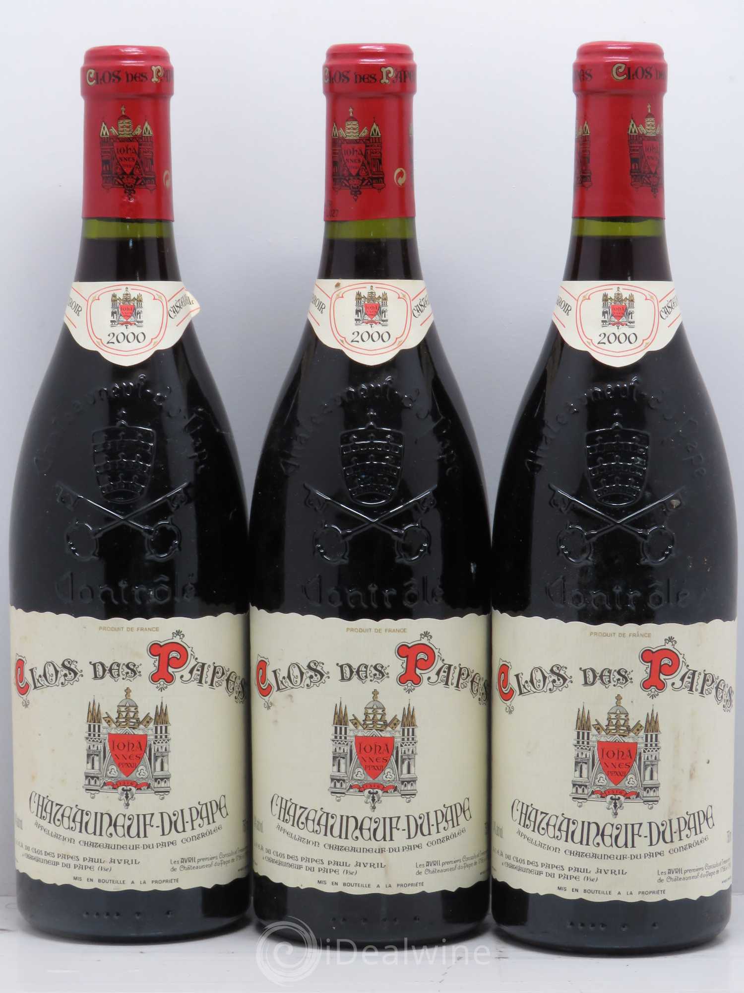Châteauneuf-du-Pape Clos des Papes - Paul Avril 2000 - Lot de 12 bouteilles - 4