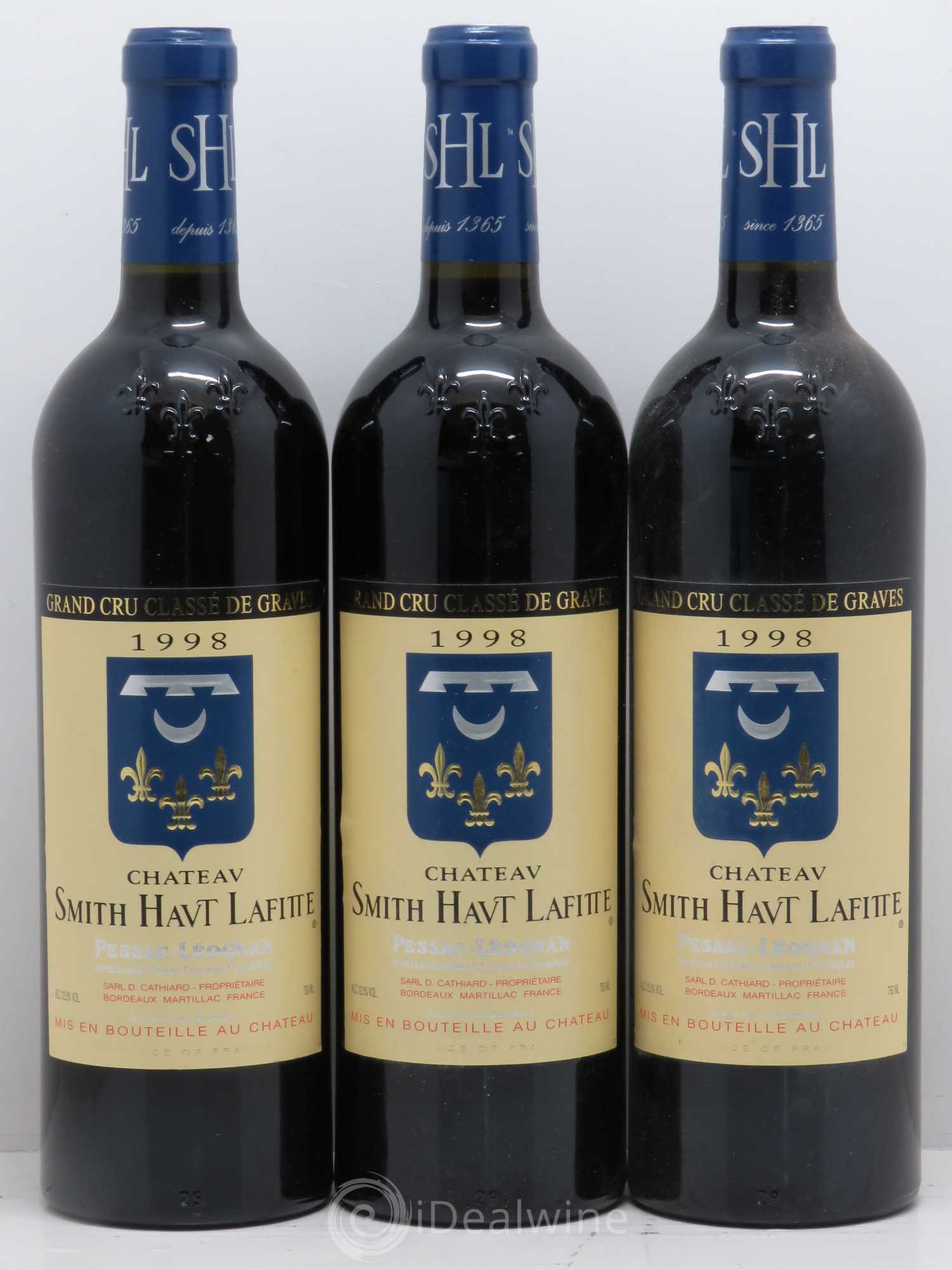 Château Smith Haut Lafitte Cru Classé de Graves 1998 - Lot de 12 bouteilles - 1