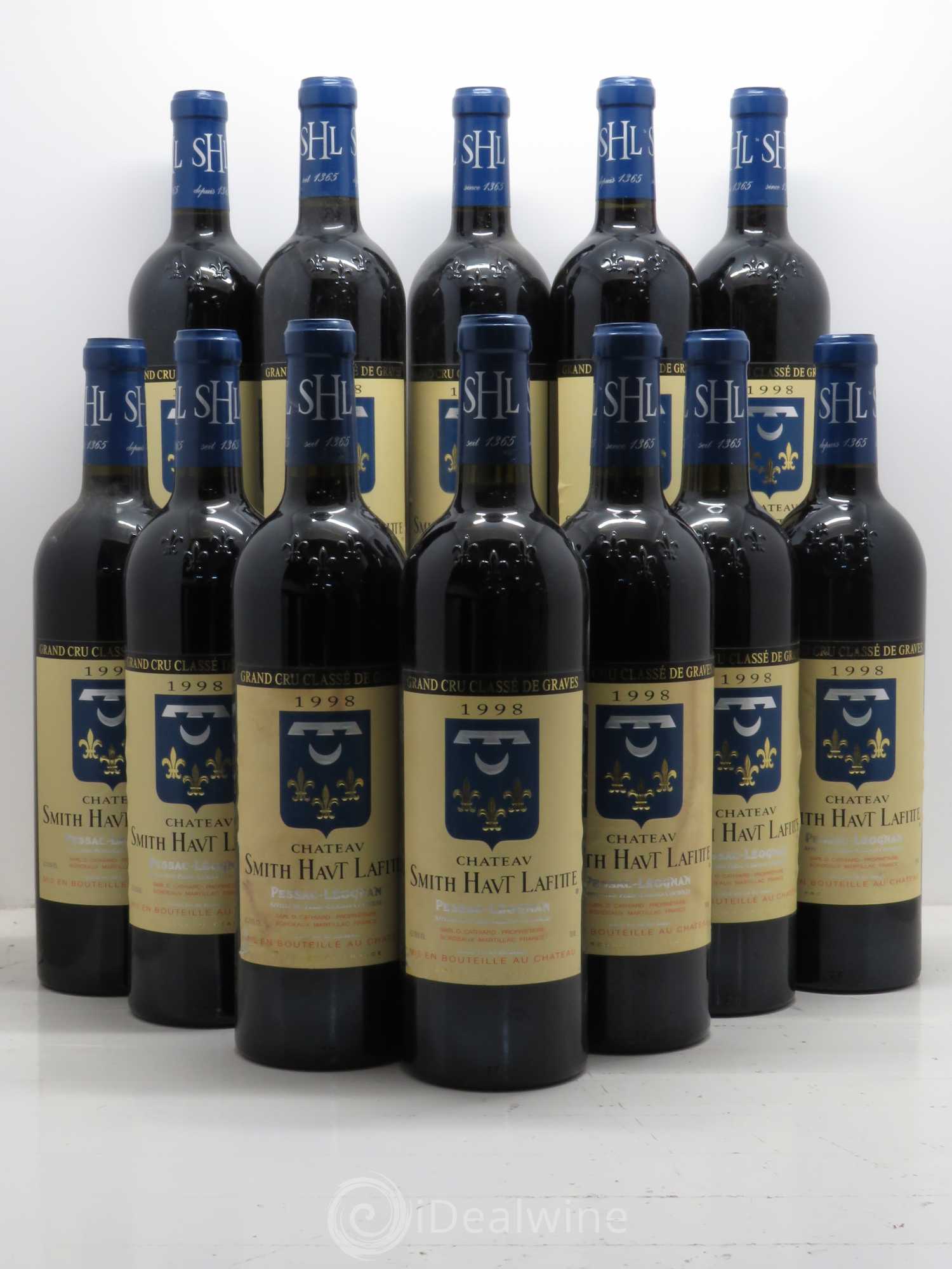 Château Smith Haut Lafitte Cru Classé de Graves 1998 - Lot de 12 bouteilles - 0
