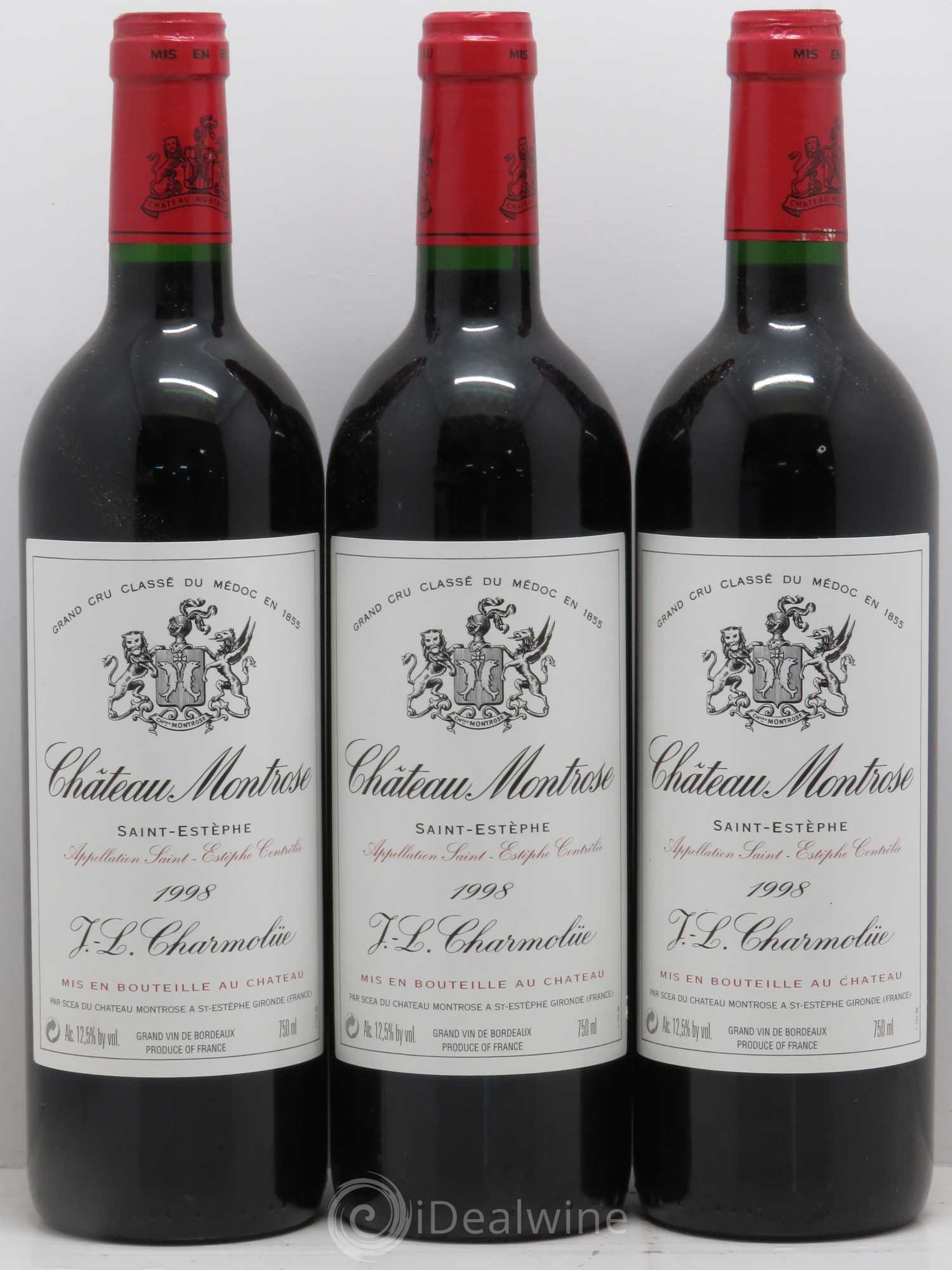 Château Montrose 2ème Grand Cru Classé 1998 - Lot de 12 bouteilles - 2