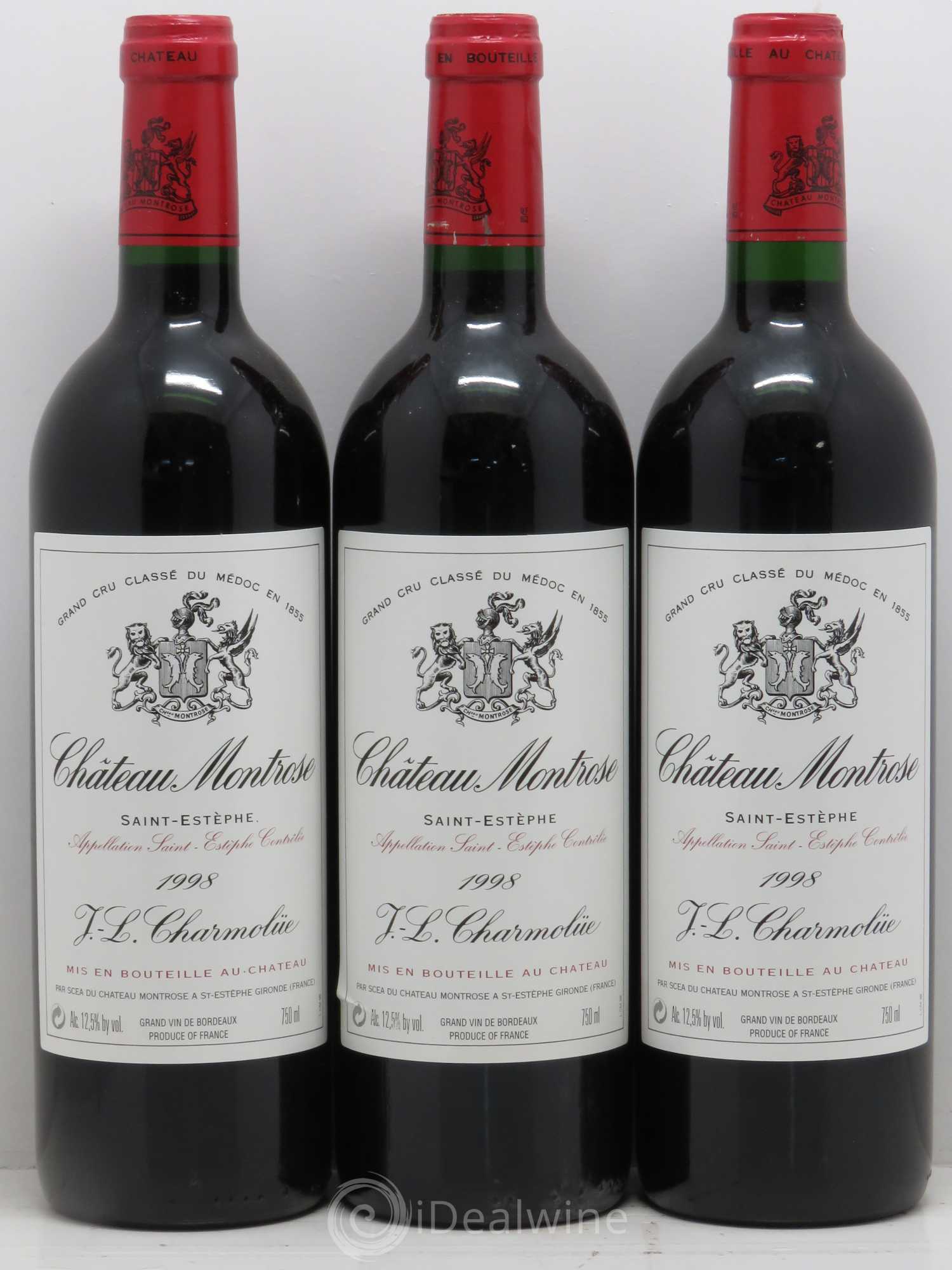 Château Montrose 2ème Grand Cru Classé 1998 - Lot de 12 bouteilles - 3
