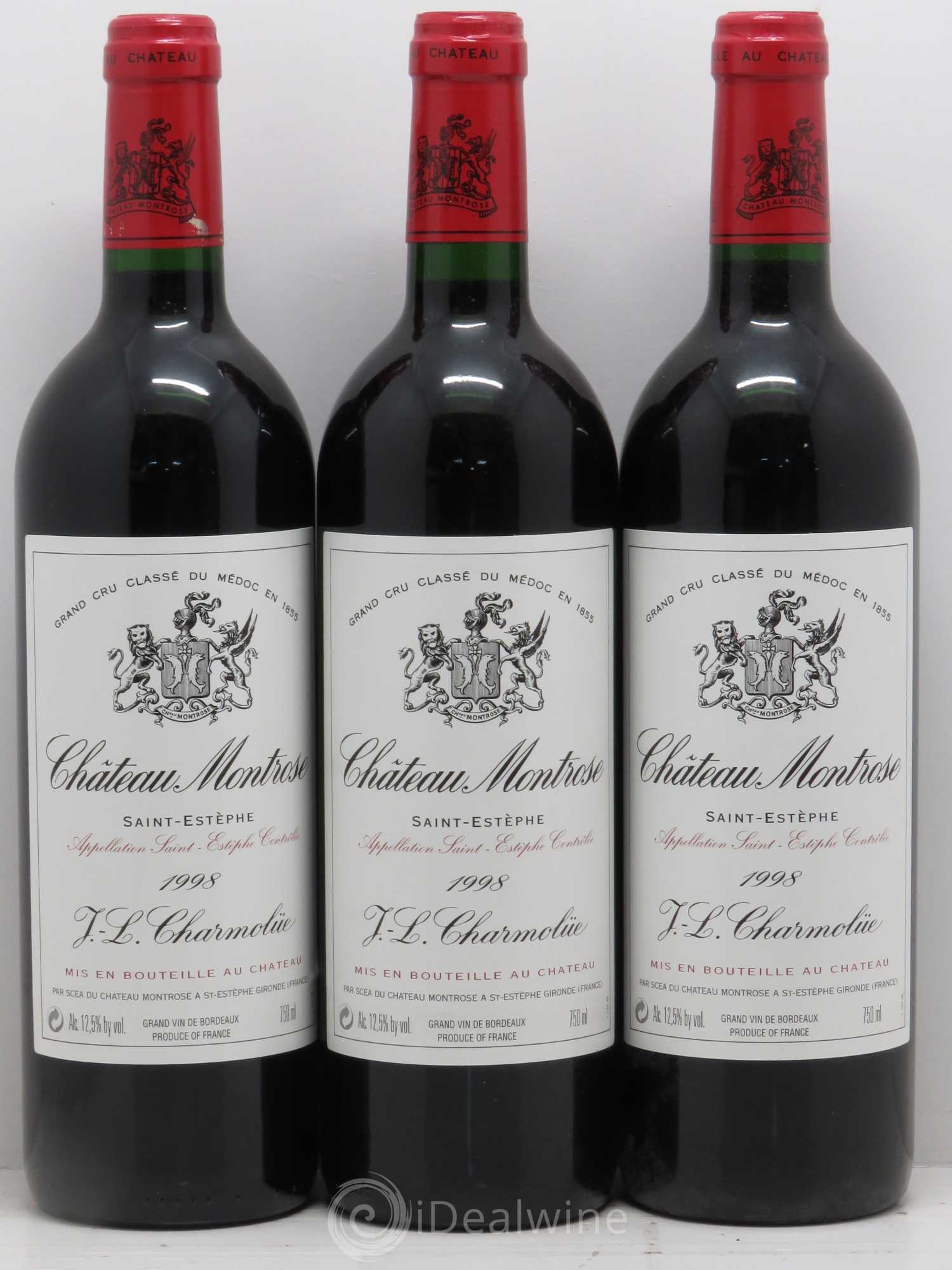 Château Montrose 2ème Grand Cru Classé 1998 - Lot de 12 bouteilles - 4
