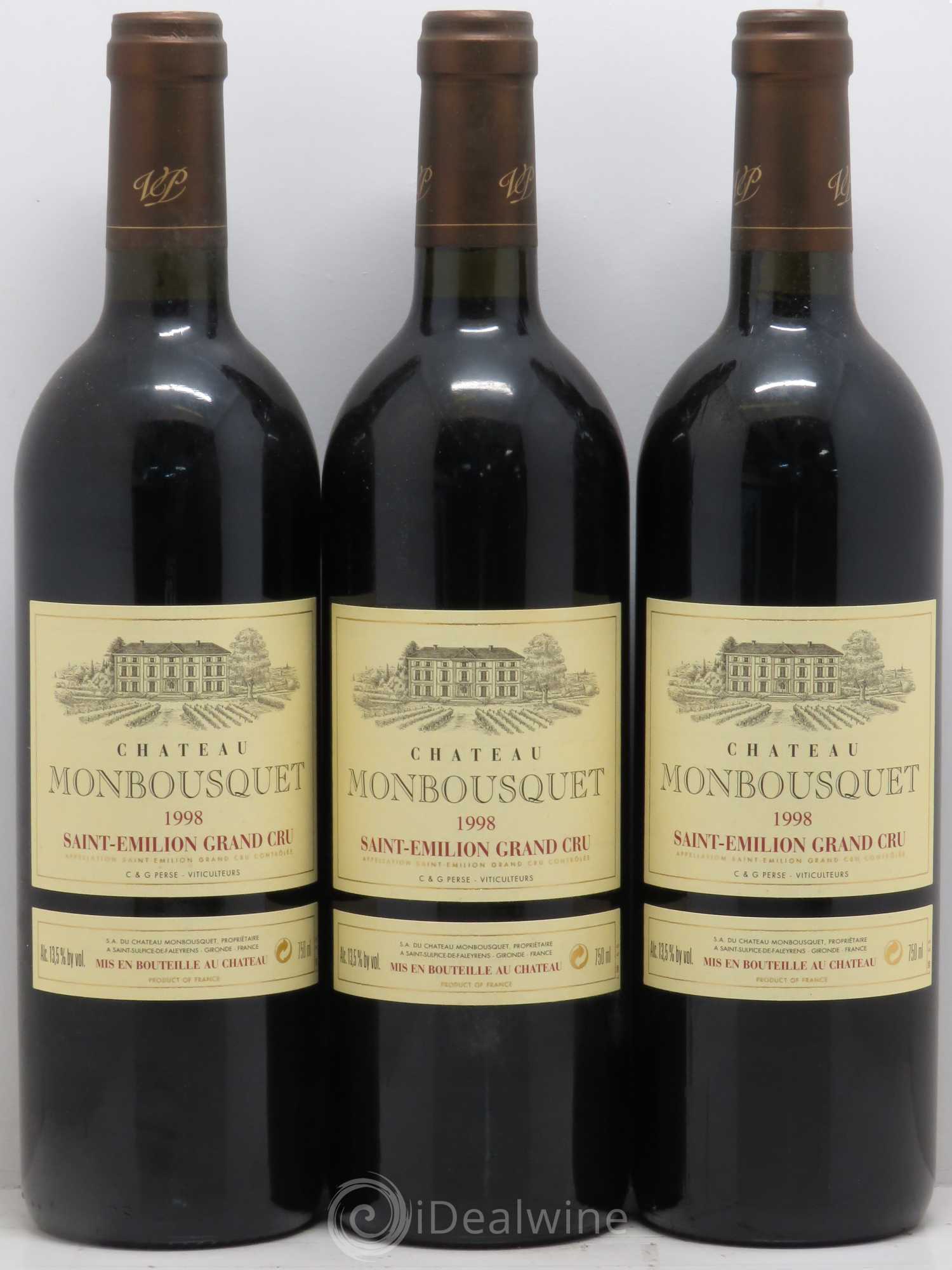 Château Monbousquet Grand Cru Classé 1998 - Lot of 12 bottles - 2