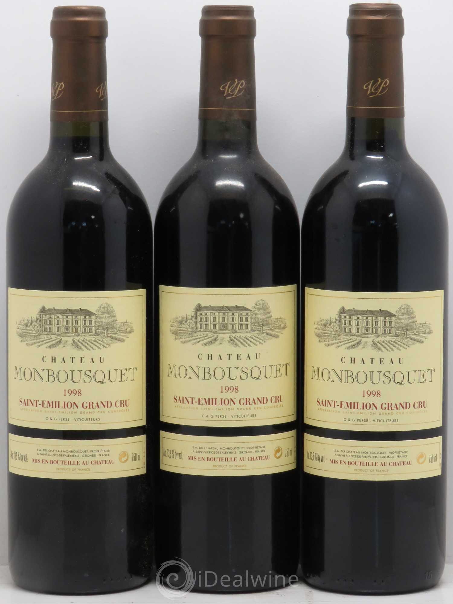 Château Monbousquet Grand Cru Classé 1998 - Lot of 12 bottles - 3