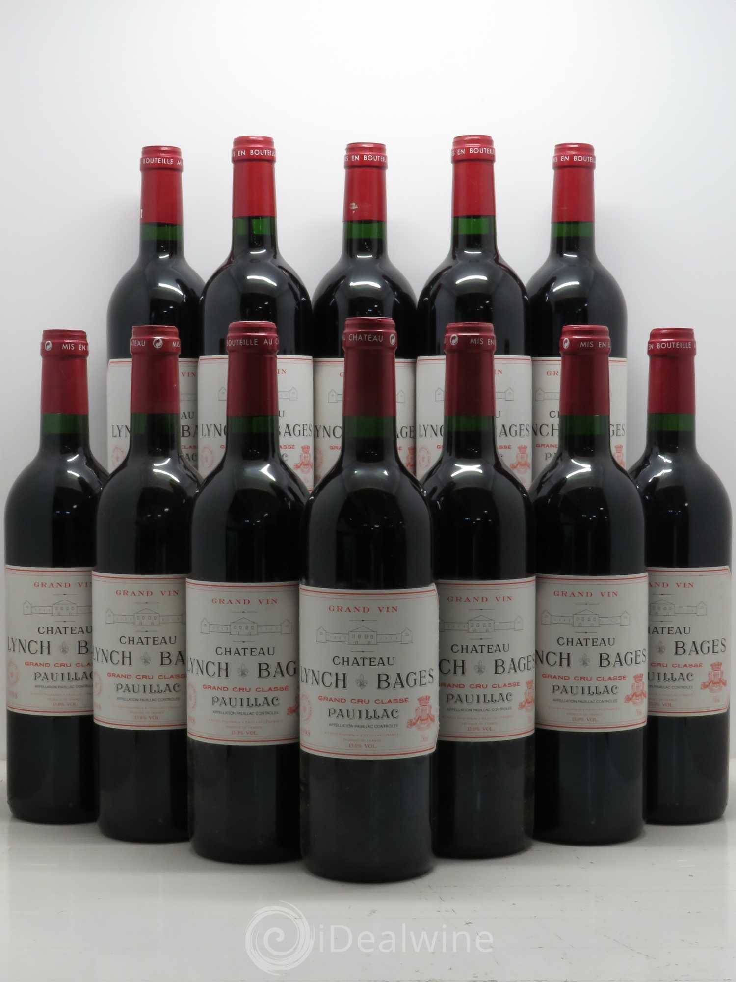 Château Lynch Bages 5ème Grand Cru Classé 1998 - Lot de 12 bouteilles - 0
