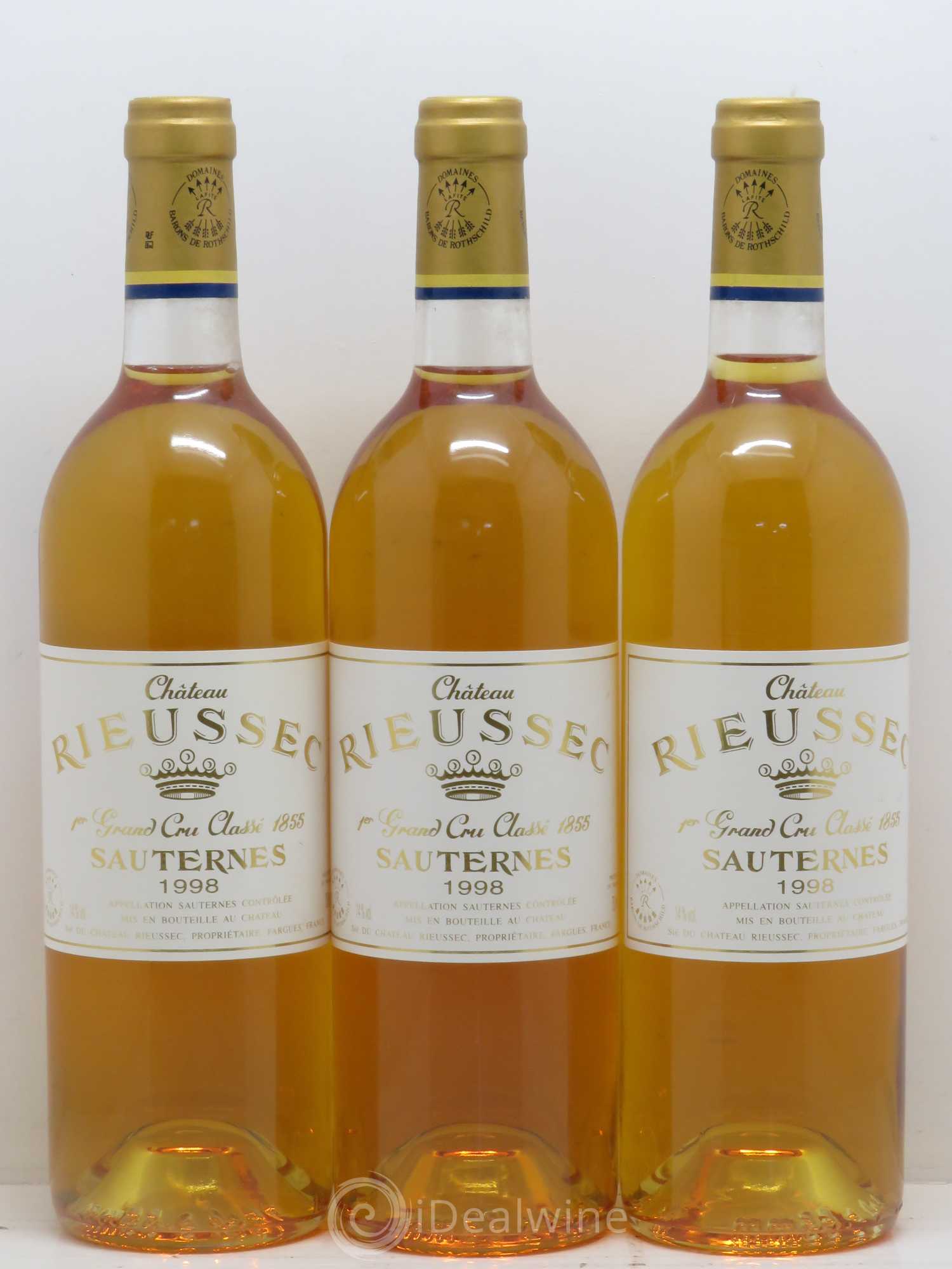 Château Rieussec 1er Grand Cru Classé 1998 - Lotto di 12 bottiglie - 2