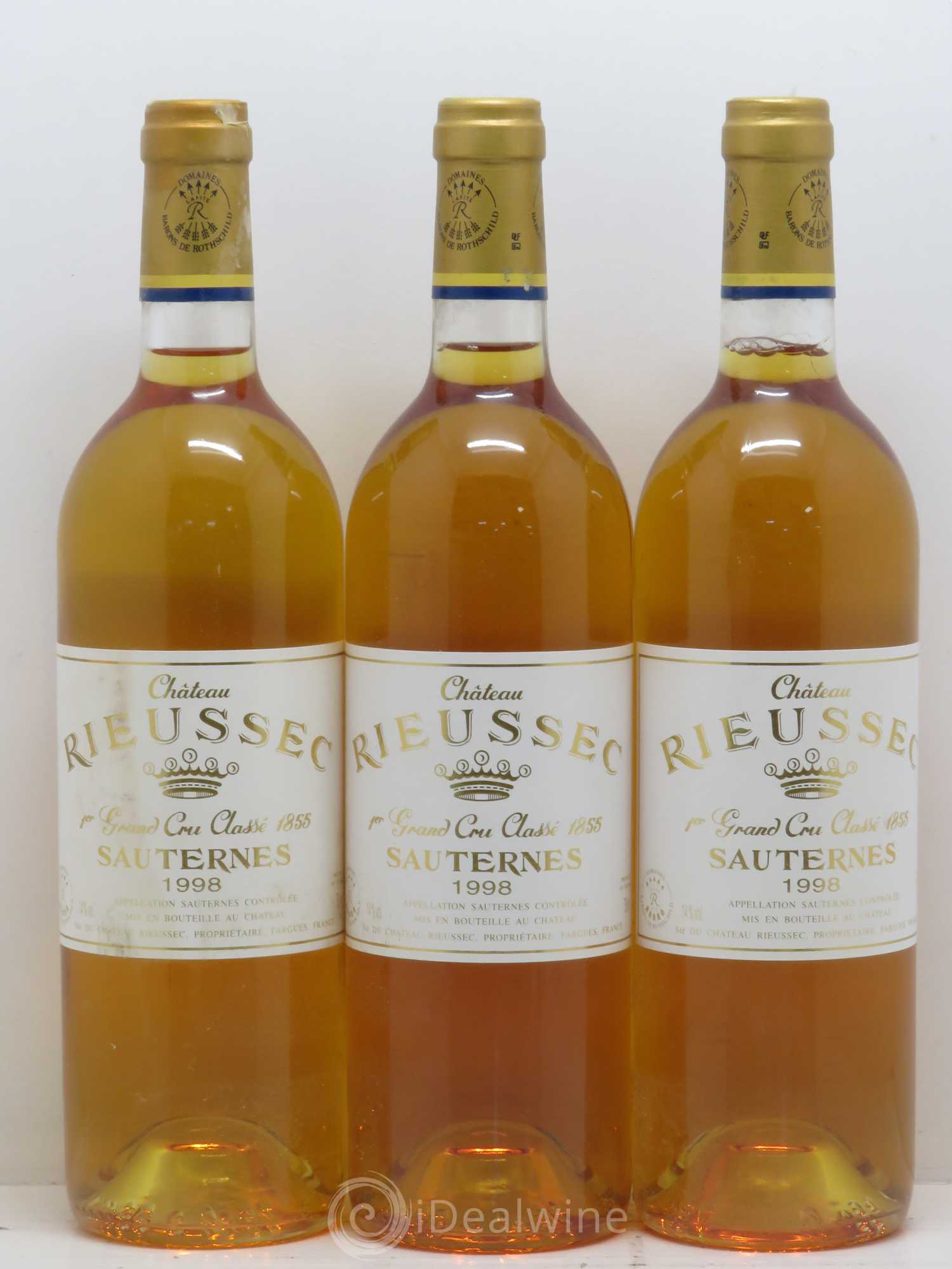 Château Rieussec 1er Grand Cru Classé 1998 - Lotto di 12 bottiglie - 4