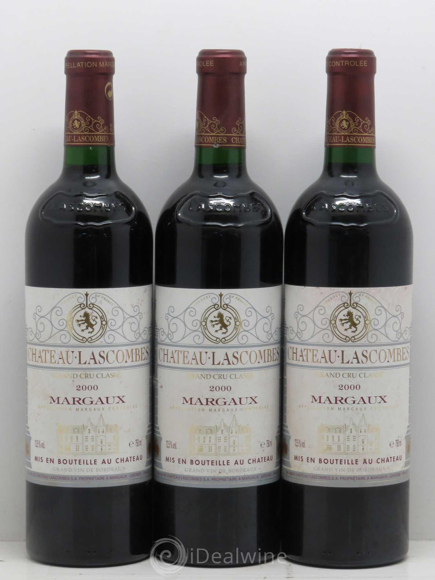 Château Lascombes 2ème Grand Cru Classé 2000 - Lot de 12 bouteilles - 1