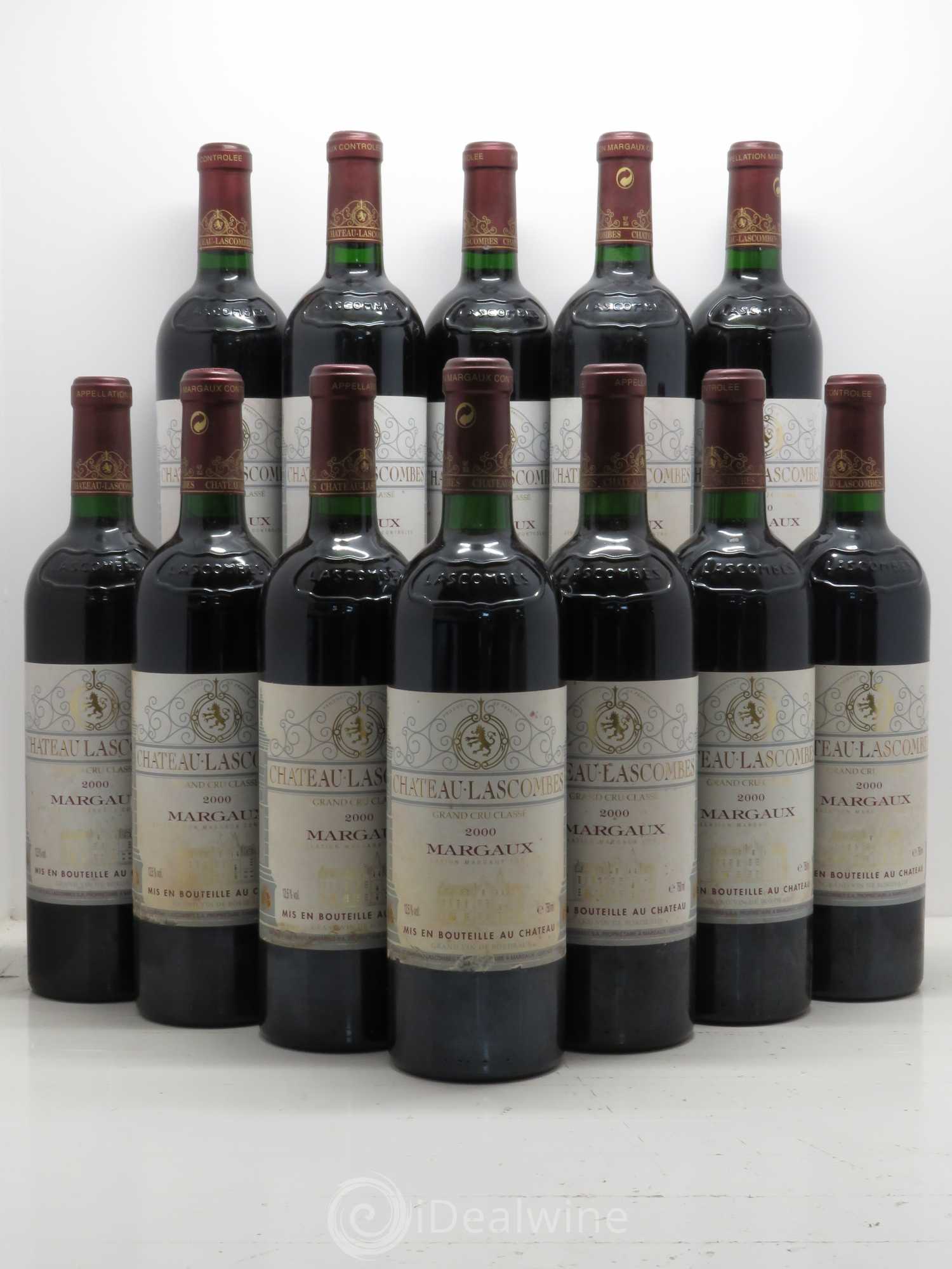 Château Lascombes 2ème Grand Cru Classé 2000 - Lot de 12 bouteilles - 0