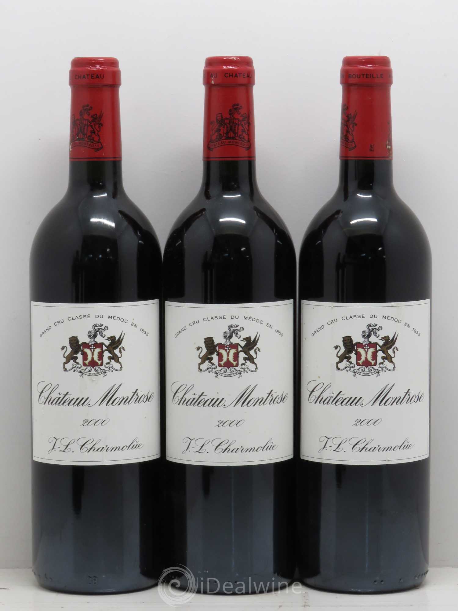 Château Montrose 2ème Grand Cru Classé 2000 - Lot de 5 bouteilles - 1