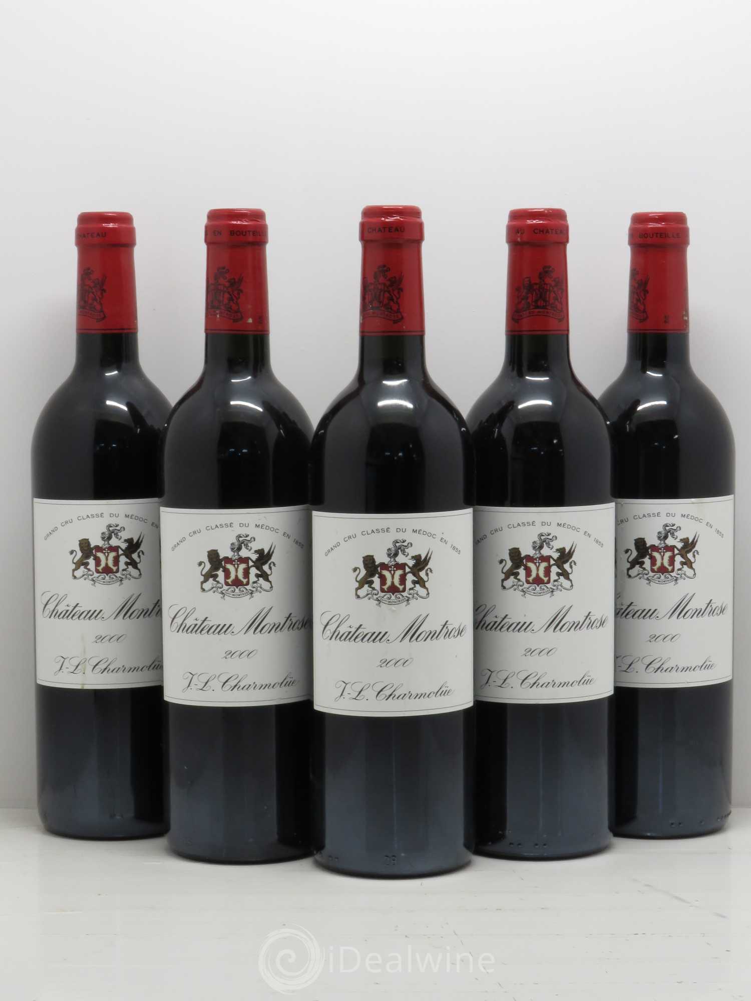 Château Montrose 2ème Grand Cru Classé 2000 - Lot de 5 bouteilles - 0