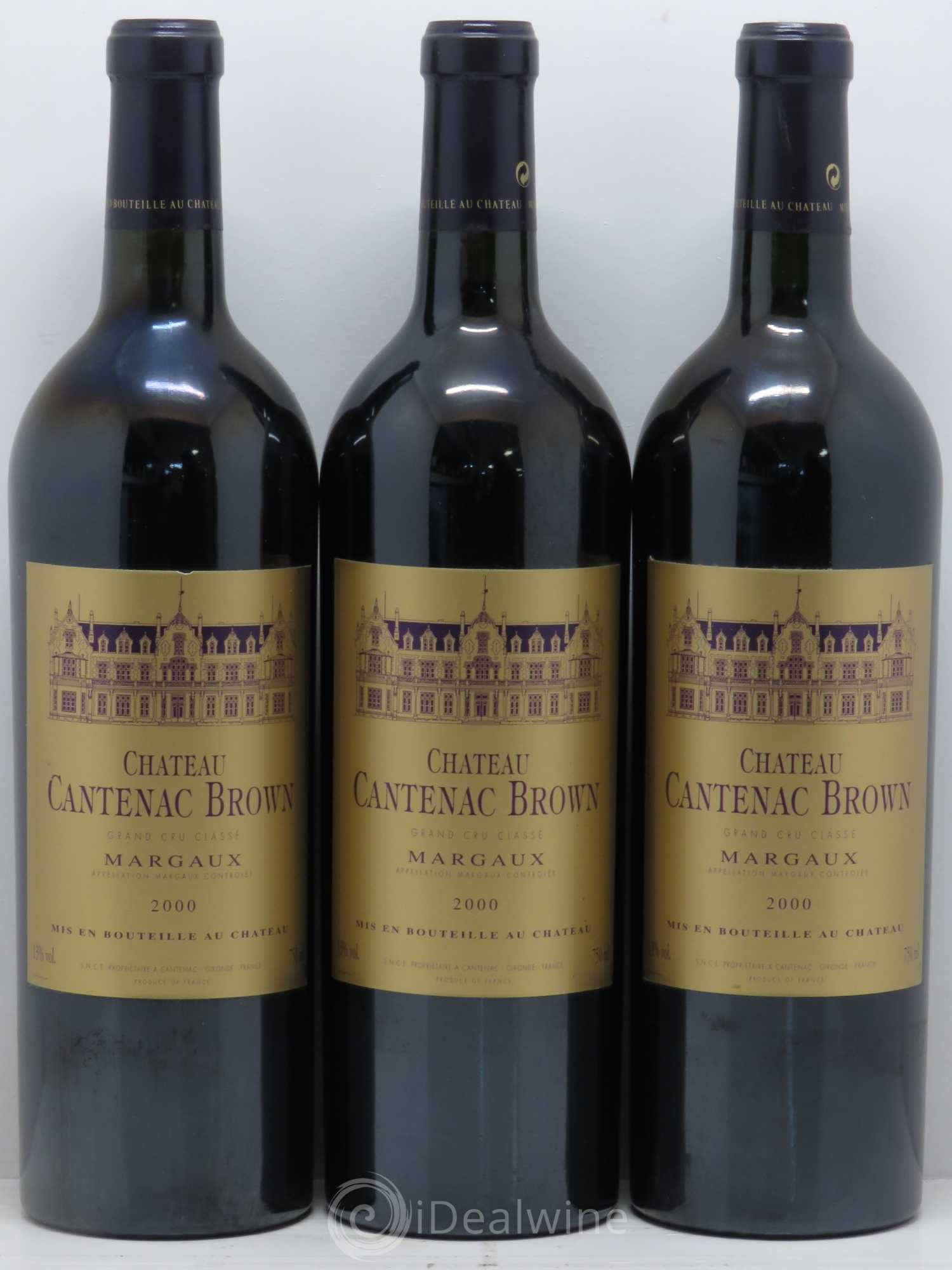 Château Cantenac Brown 3ème Grand Cru Classé 2000 - Lotto di 12 bottiglie - 2