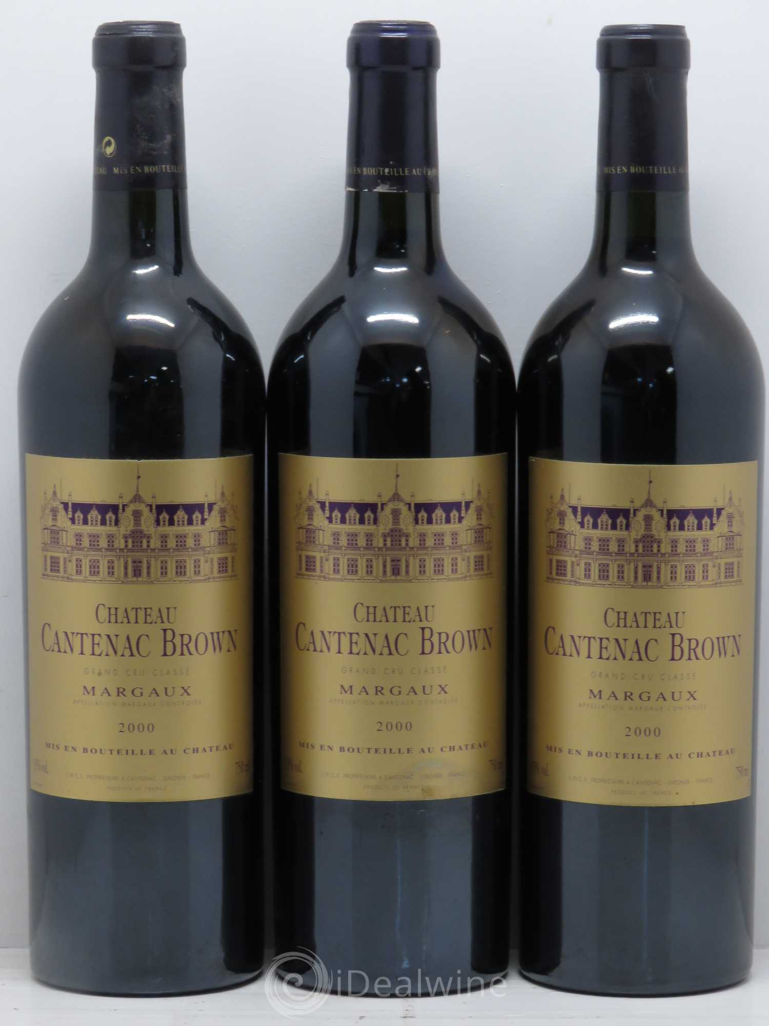 Château Cantenac Brown 3ème Grand Cru Classé 2000 - Lotto di 12 bottiglie - 3