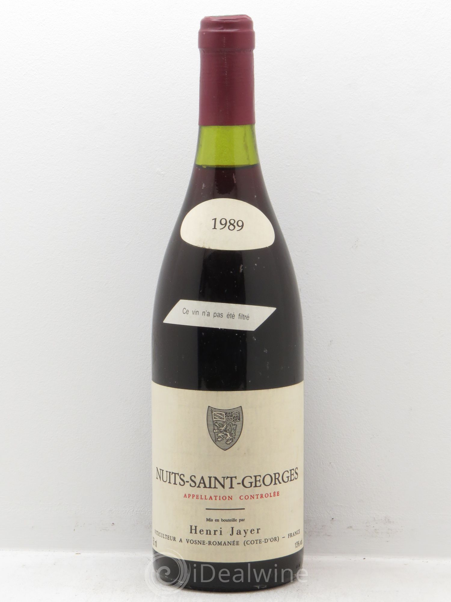 Nuits-Saint-Georges Henri Jayer 1989 - Lot de 1 bouteille - 0