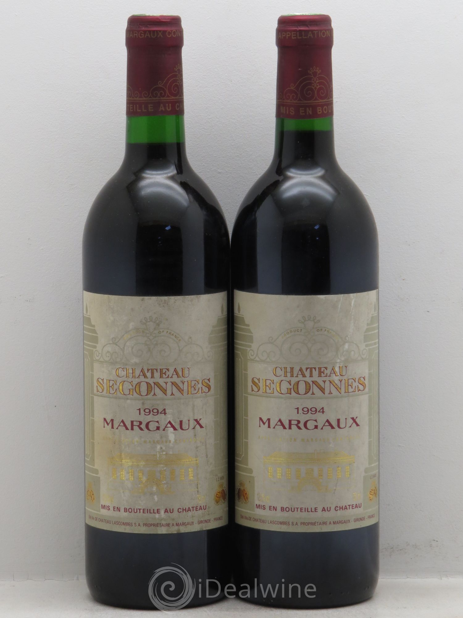 Château Segonnes 1994 - Lot de 2 bouteilles - 0
