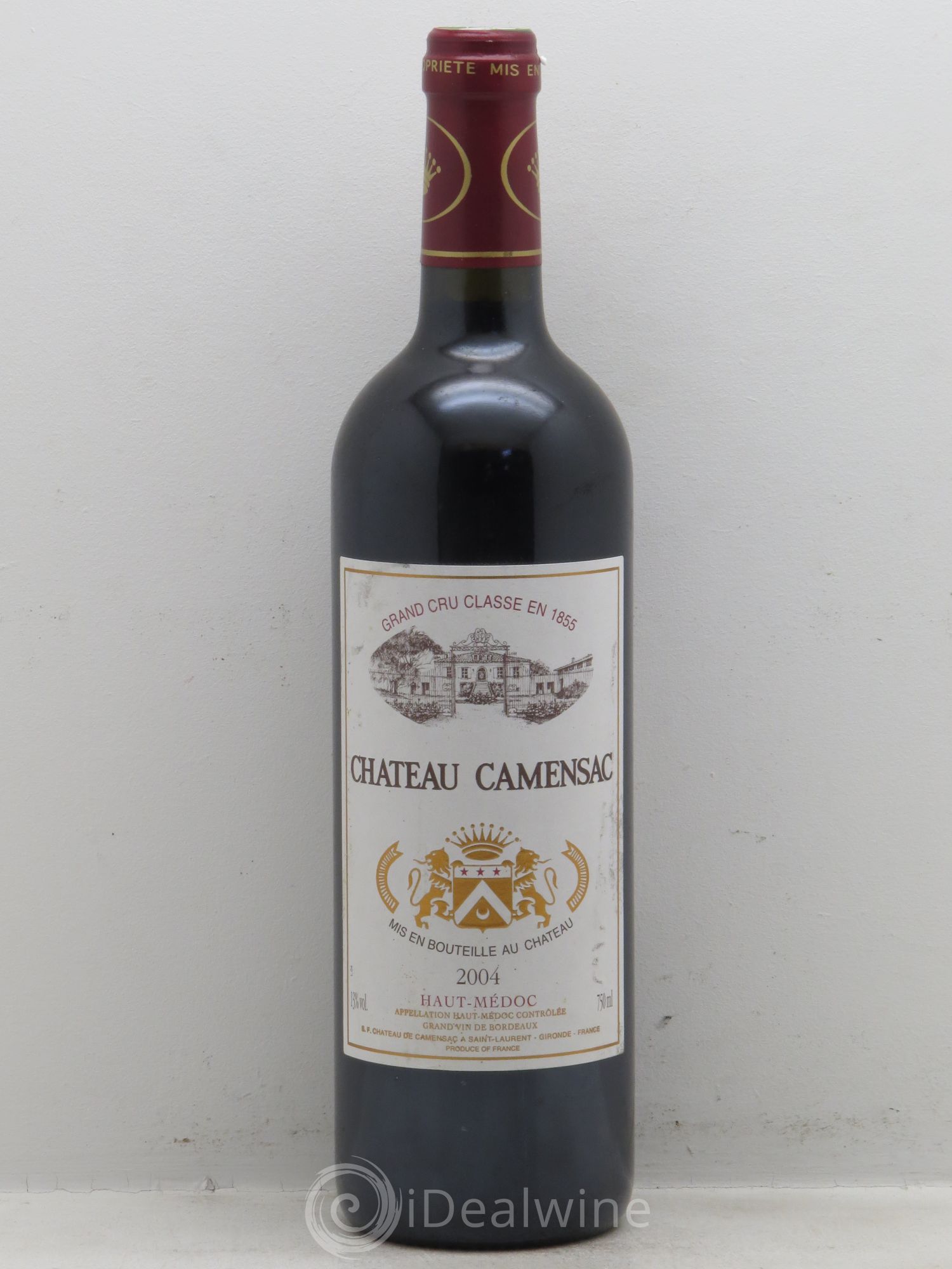 Château Camensac 5ème Grand Cru Classé 2004 - Lot de 1 bouteille - 0