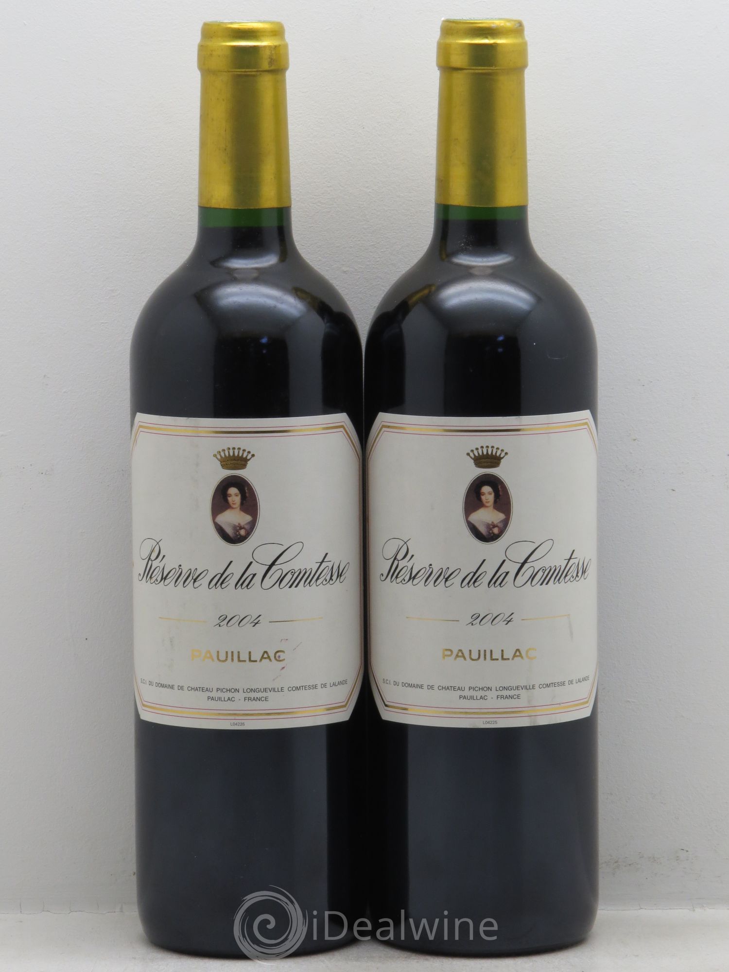 Réserve de la Comtesse Second Vin 2004 - Lot de 2 bouteilles - 0