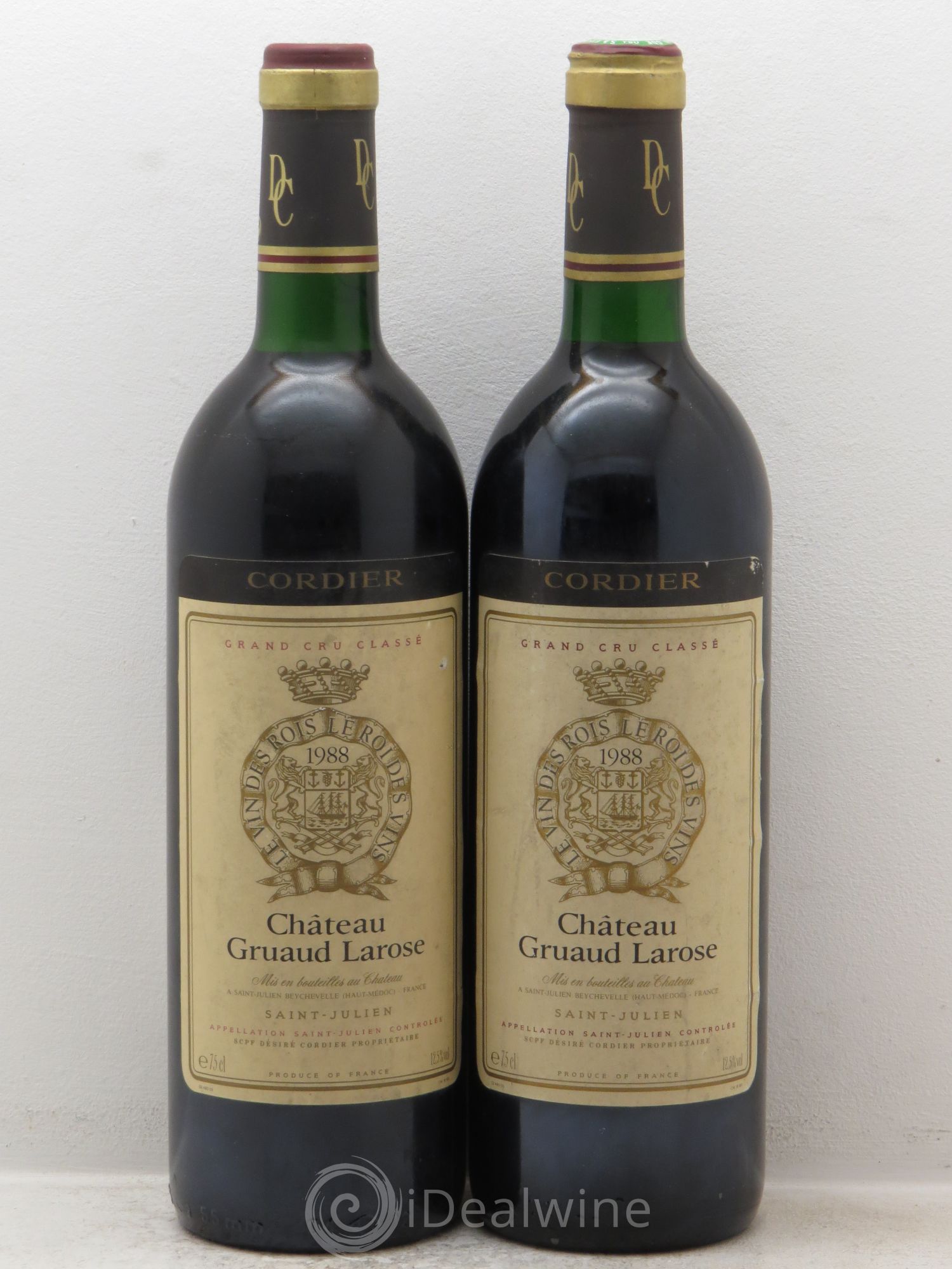 Château Gruaud Larose 2ème Grand Cru Classé 1988 - Lot de 2 bouteilles - 0