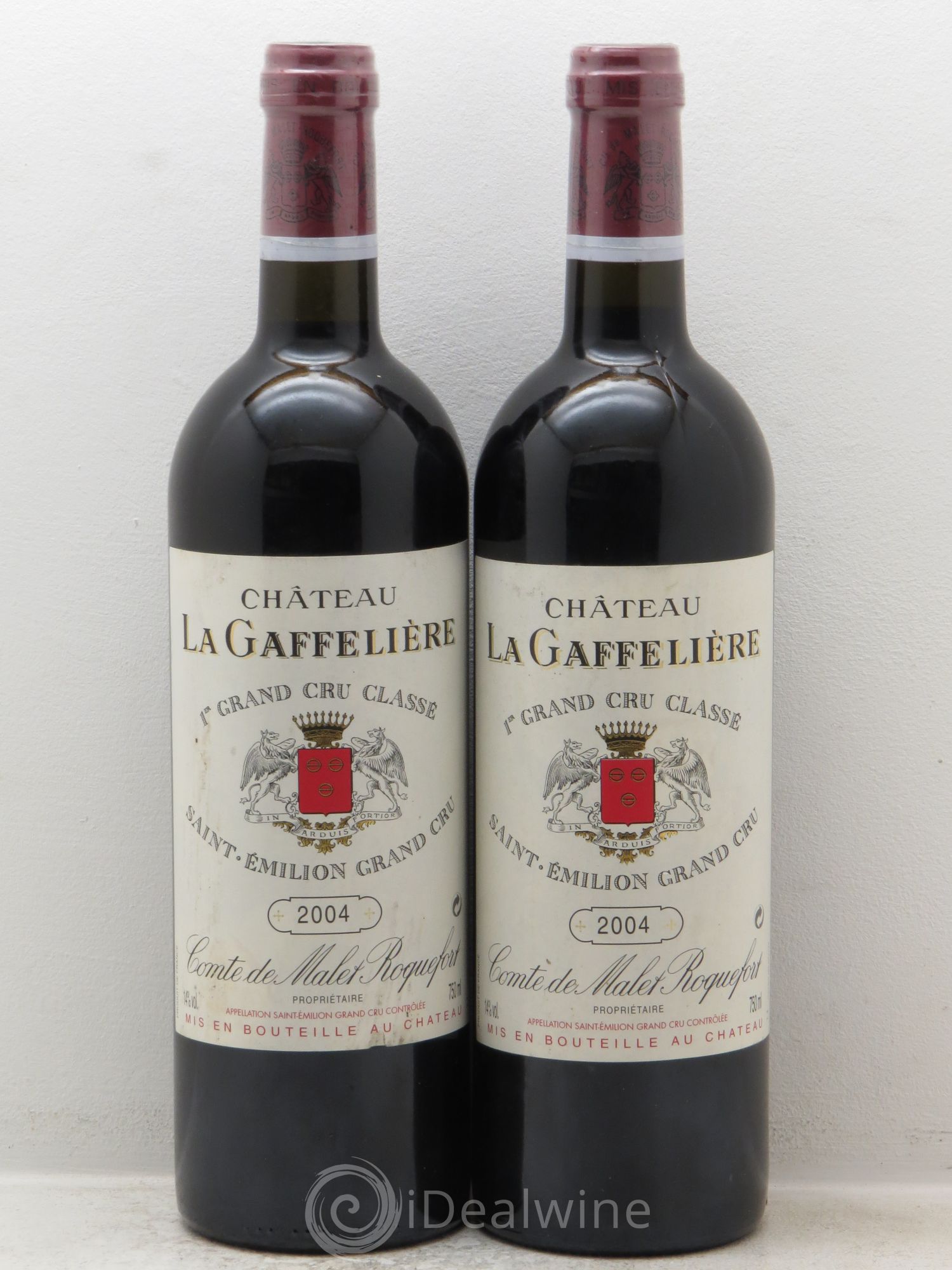 Château la Gaffelière 1er Grand Cru Classé B 2004 - Lot de 2 bouteilles - 0