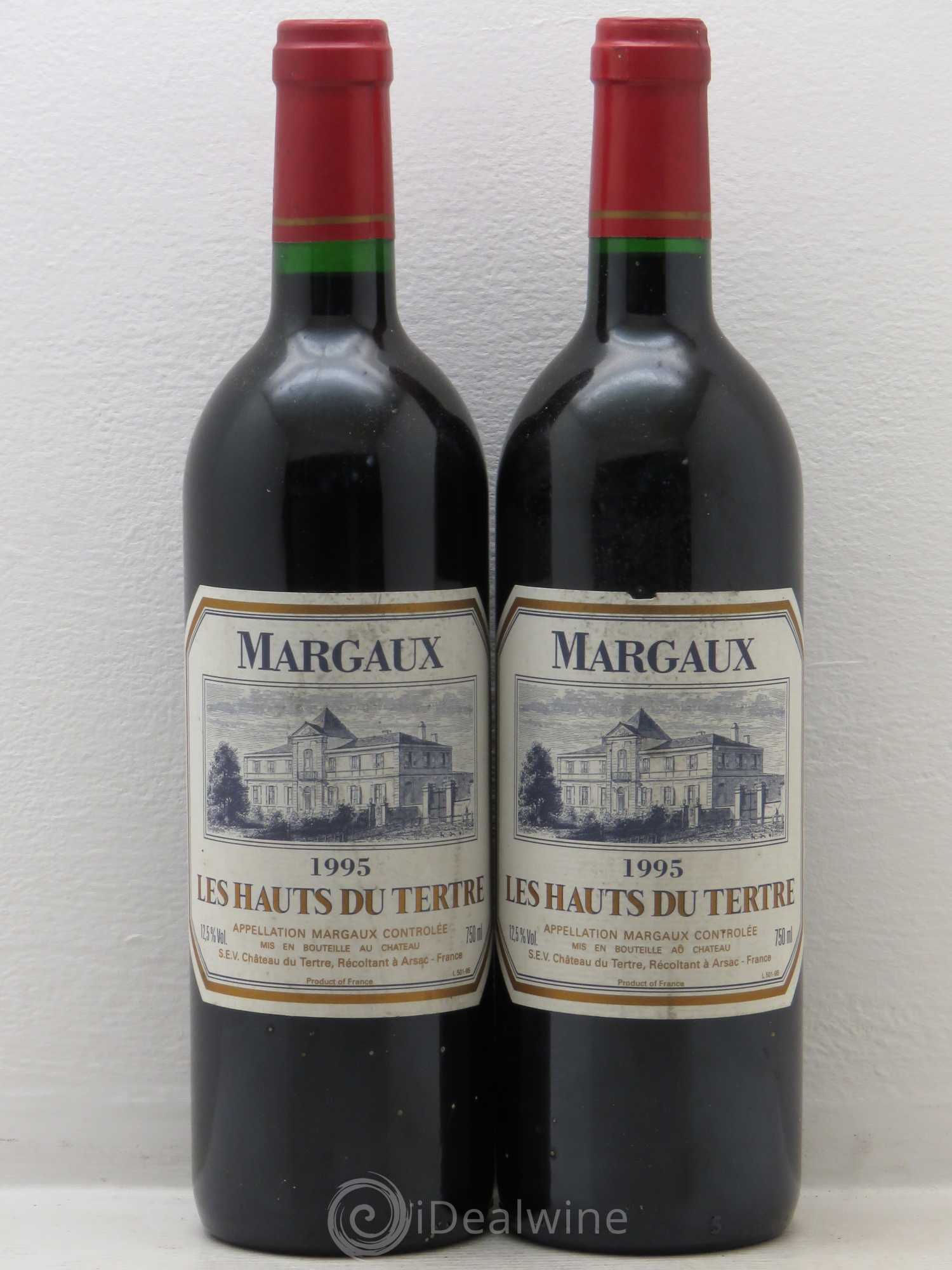 Les Hauts du Tertre 1995 - Lot de 2 bouteilles - 0