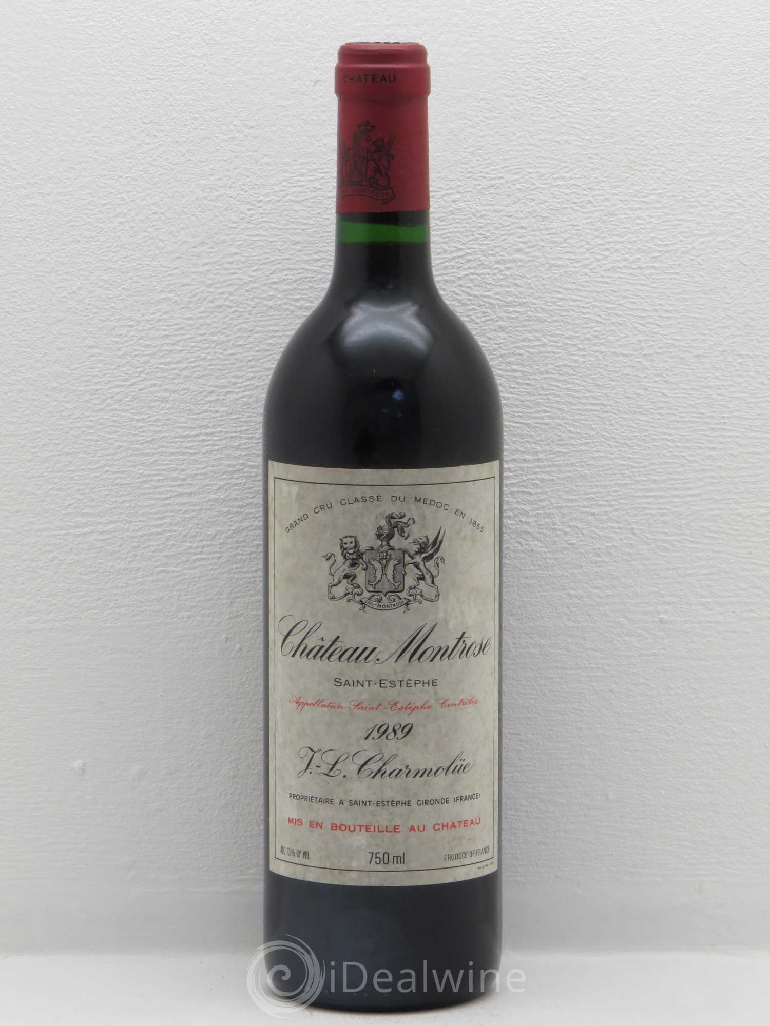 Château Montrose 2ème Grand Cru Classé 1989 - Lot de 1 bouteille - 0