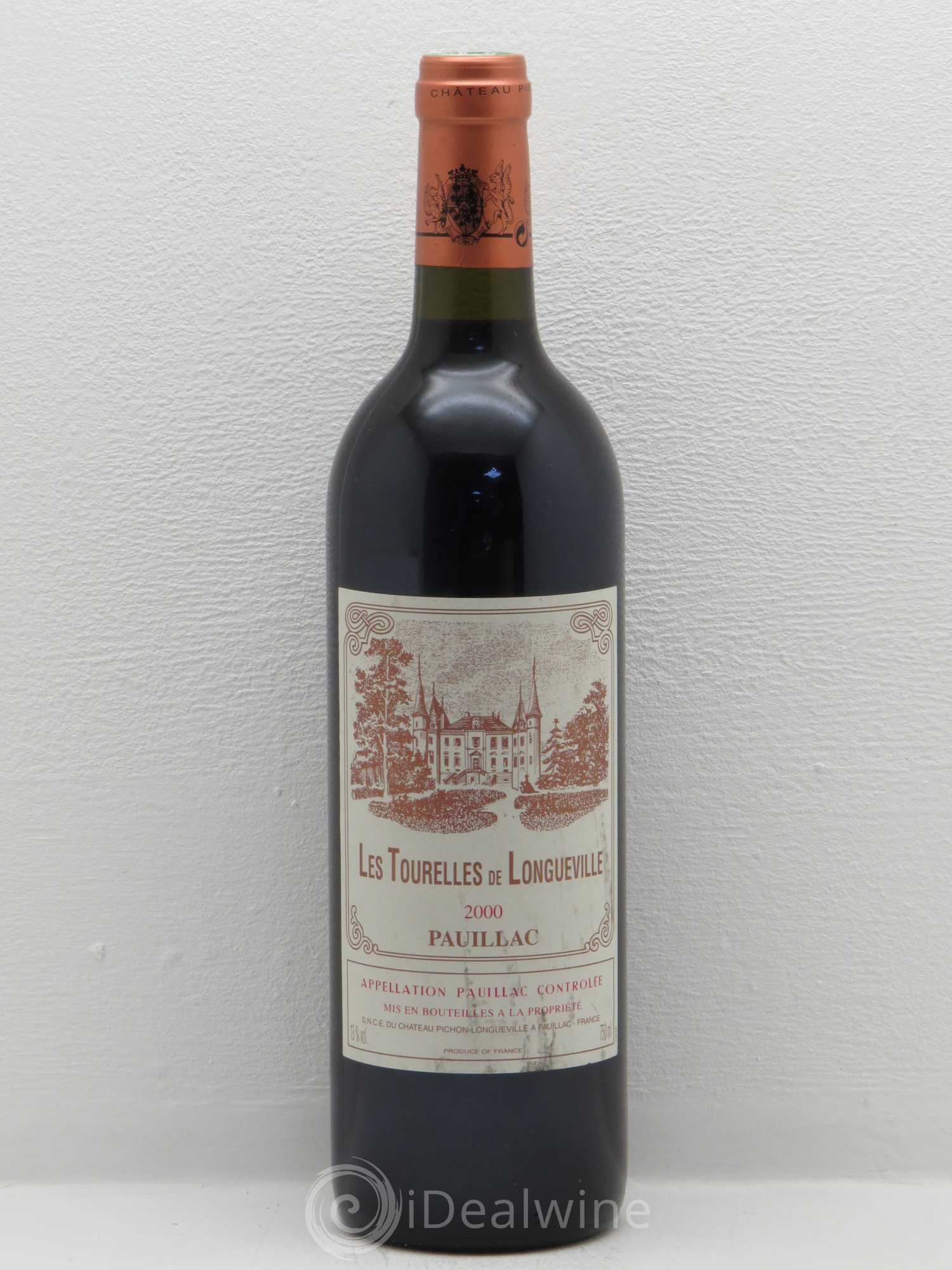 Les Tourelles de Longueville Second Vin 2000 - Lot de 1 bouteille - 0