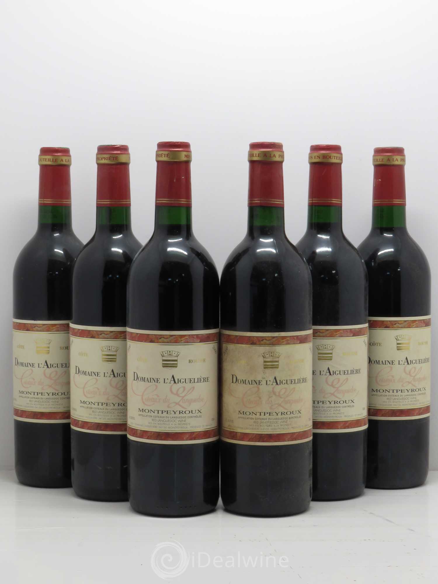 Languedoc Montpeyroux Domaine de l' Aiguelière Cote Rousse A. Commeyras (sans prix de réserve) 2000 - Lot de 6 bouteilles - 0