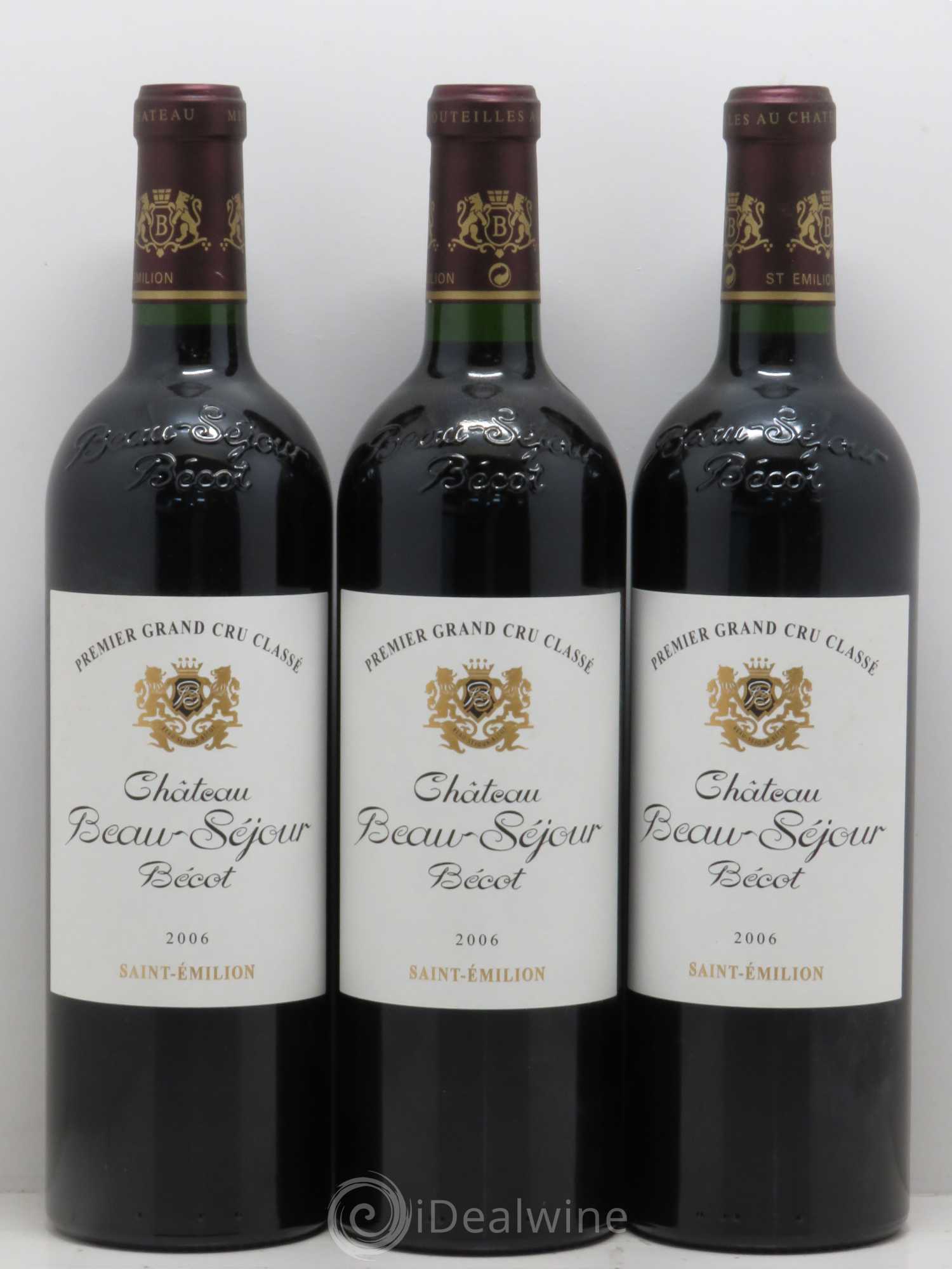 Château Beau-Séjour Bécot 1er Grand Cru Classé B 2006 - Lot de 6 bouteilles - 2