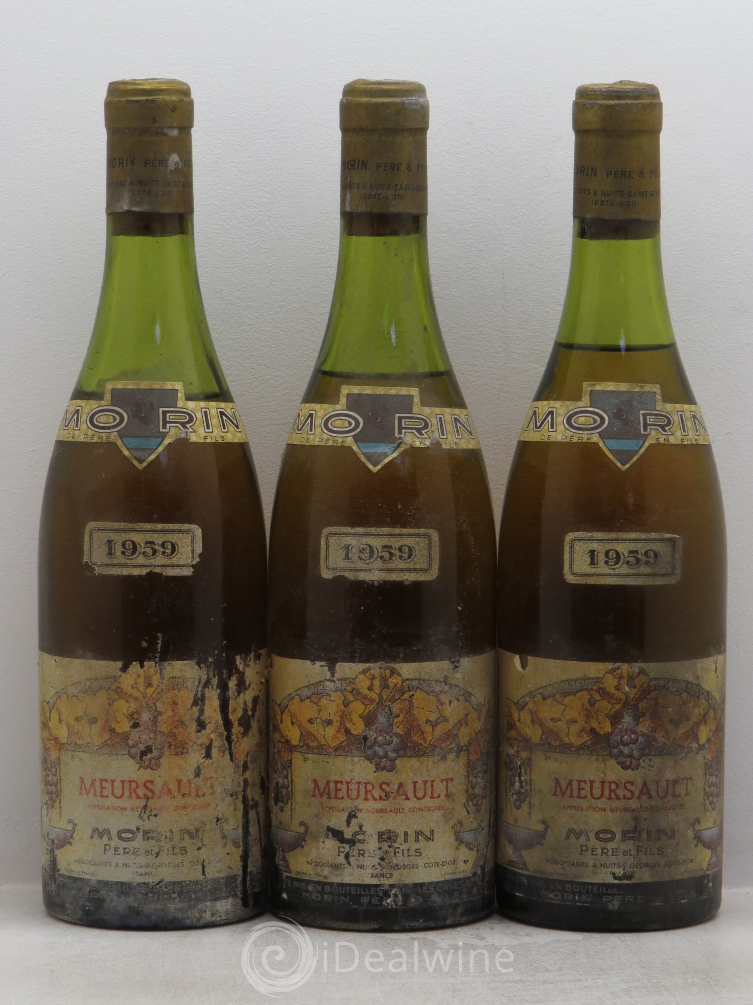 Meursault Morin P et F (sans prix de réserve) 1959 - Posten von 3 Flaschen - 0