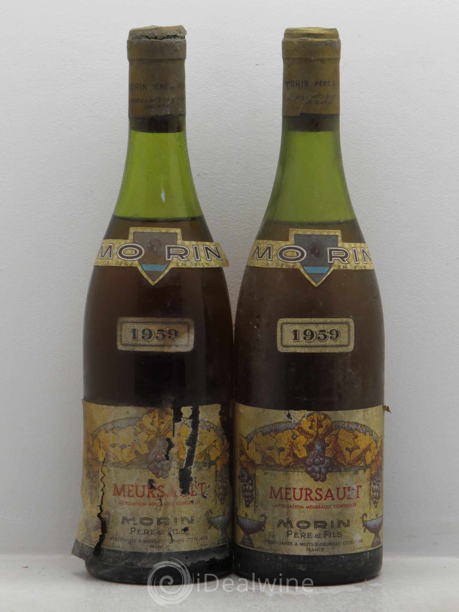 Meursault Morin P et F (sans prix de réserve) 1959 - Posten von 2 Flaschen - 0