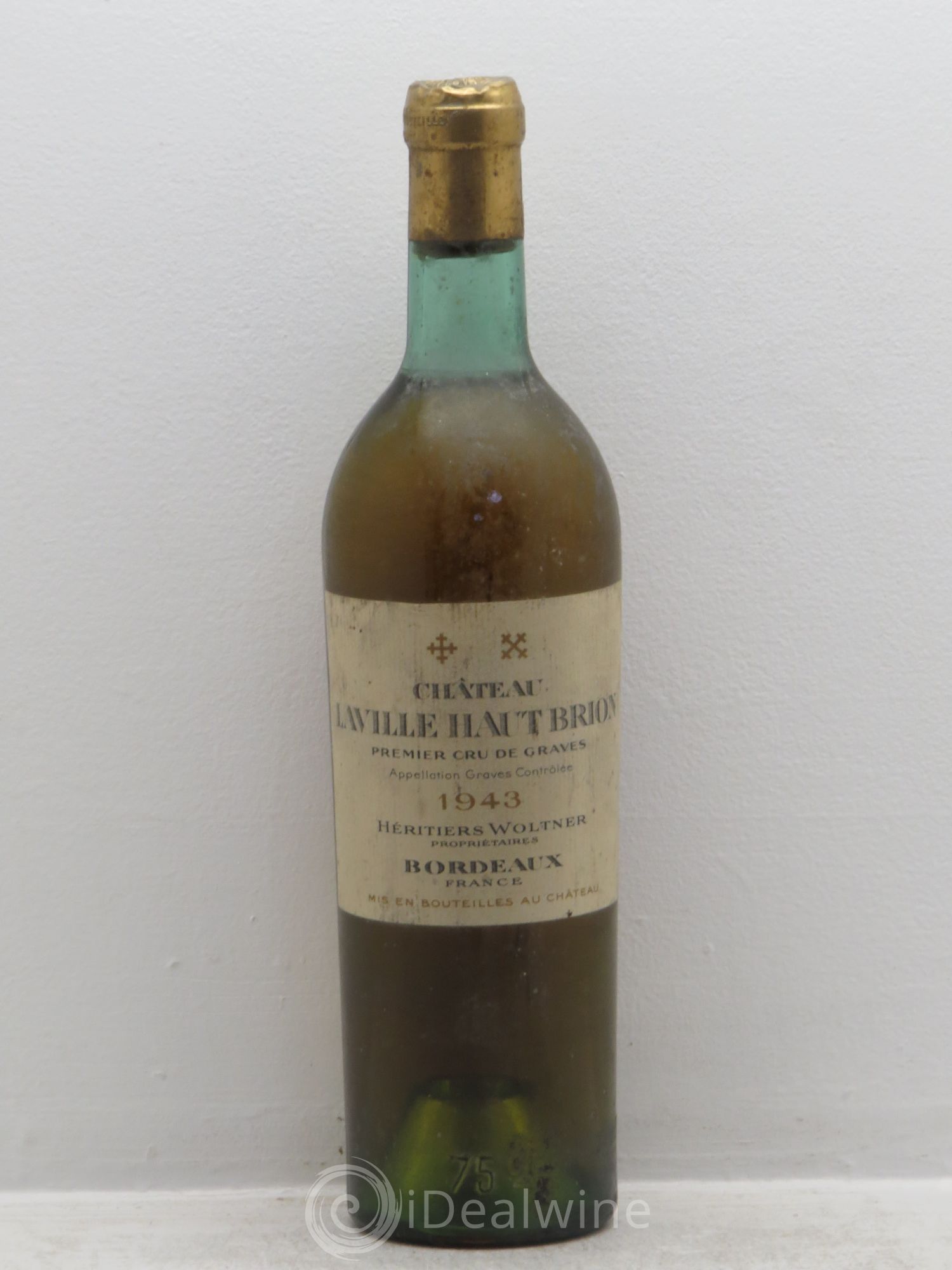 Château Laville Haut-Brion Cru Classé de Graves (sans prix de réserve) 1943 - Lot de 1 bouteille - 0