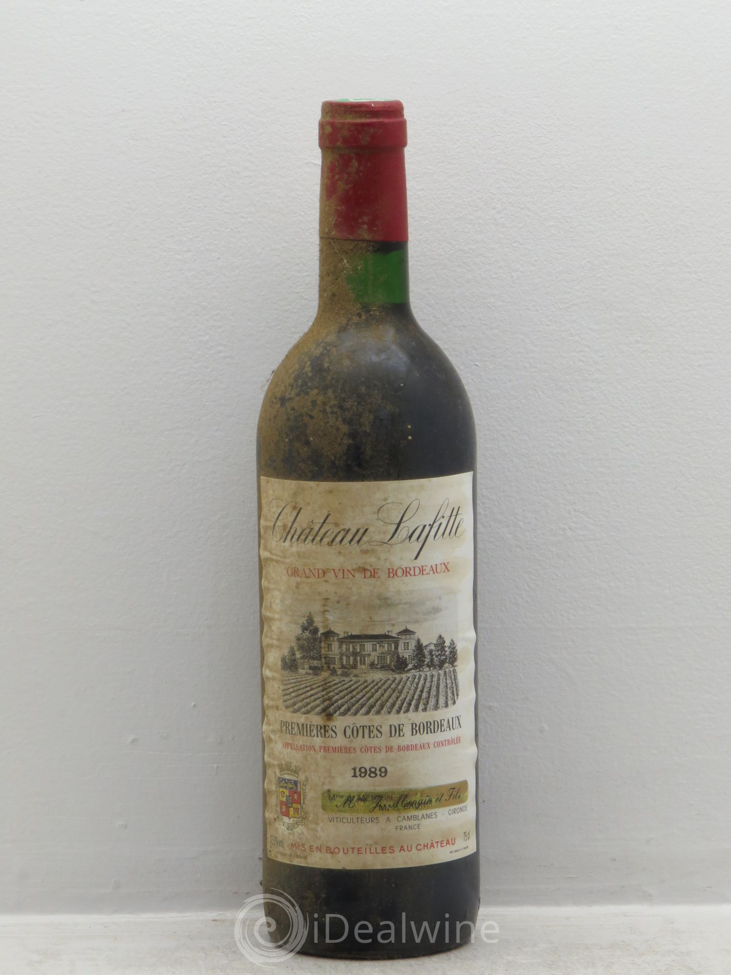 Premières Côtes de Bordeaux Château Lafitte (sans prix de réserve) 1989 - Posten von 1 Flasche - 0