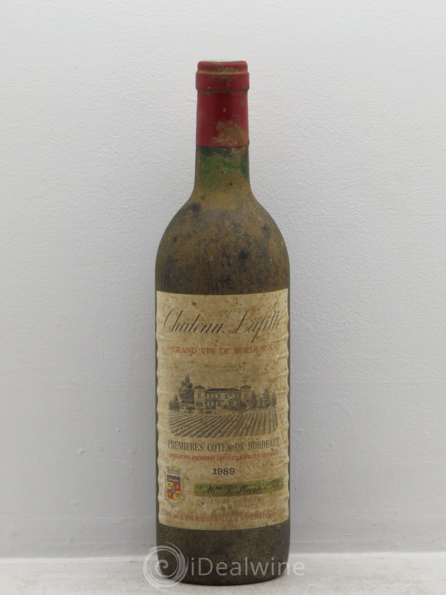 Premières Côtes de Bordeaux Château Lafitte(sans prix de réserve) 1989 - Posten von 1 Flasche - 0