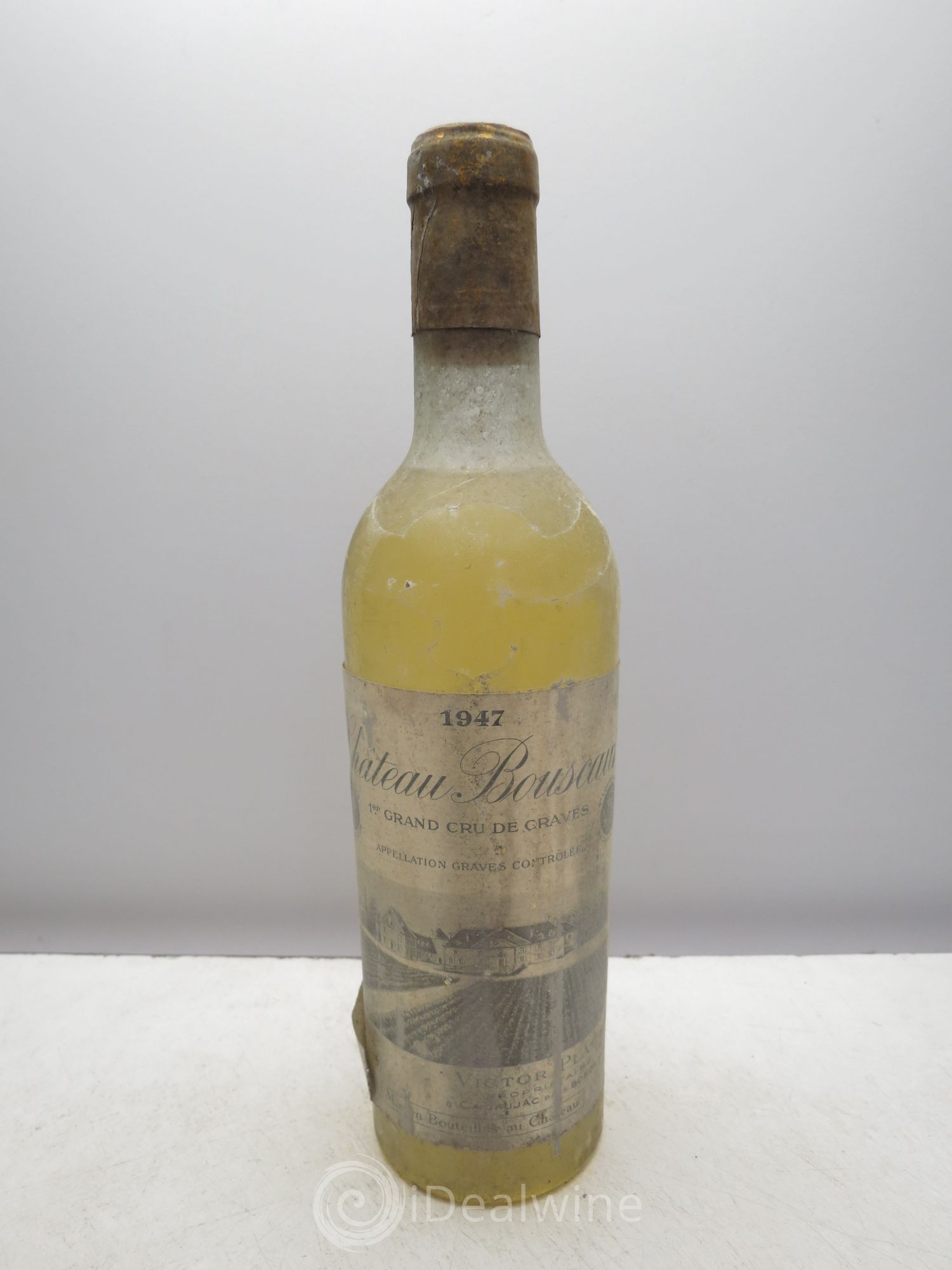 Château Bouscaut Cru Classé de Graves 1947 - Posten von 1 Demi-Flasche - 0
