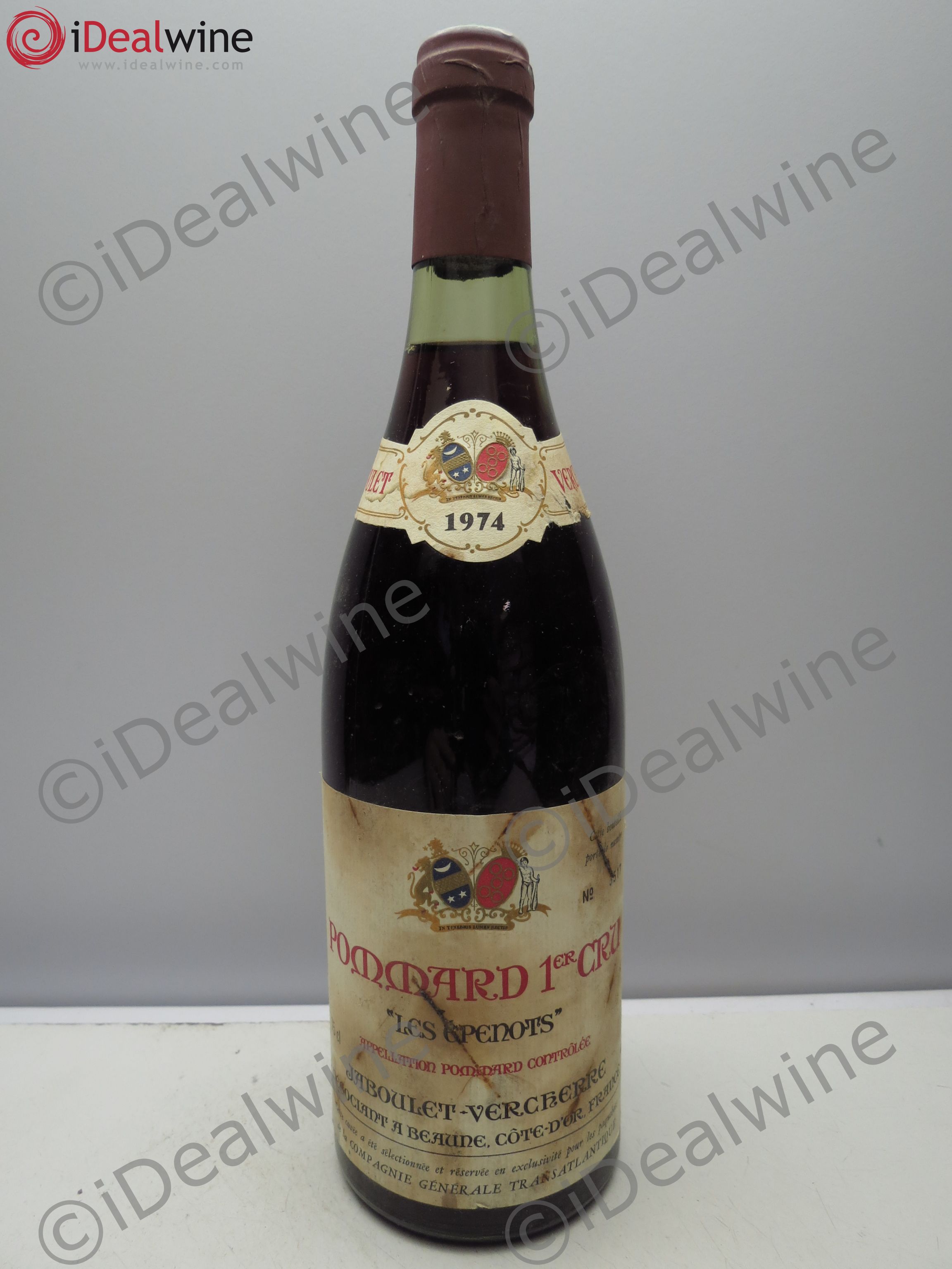 Pommard 1er Cru 1974 - Lot de 1 bouteille - 0