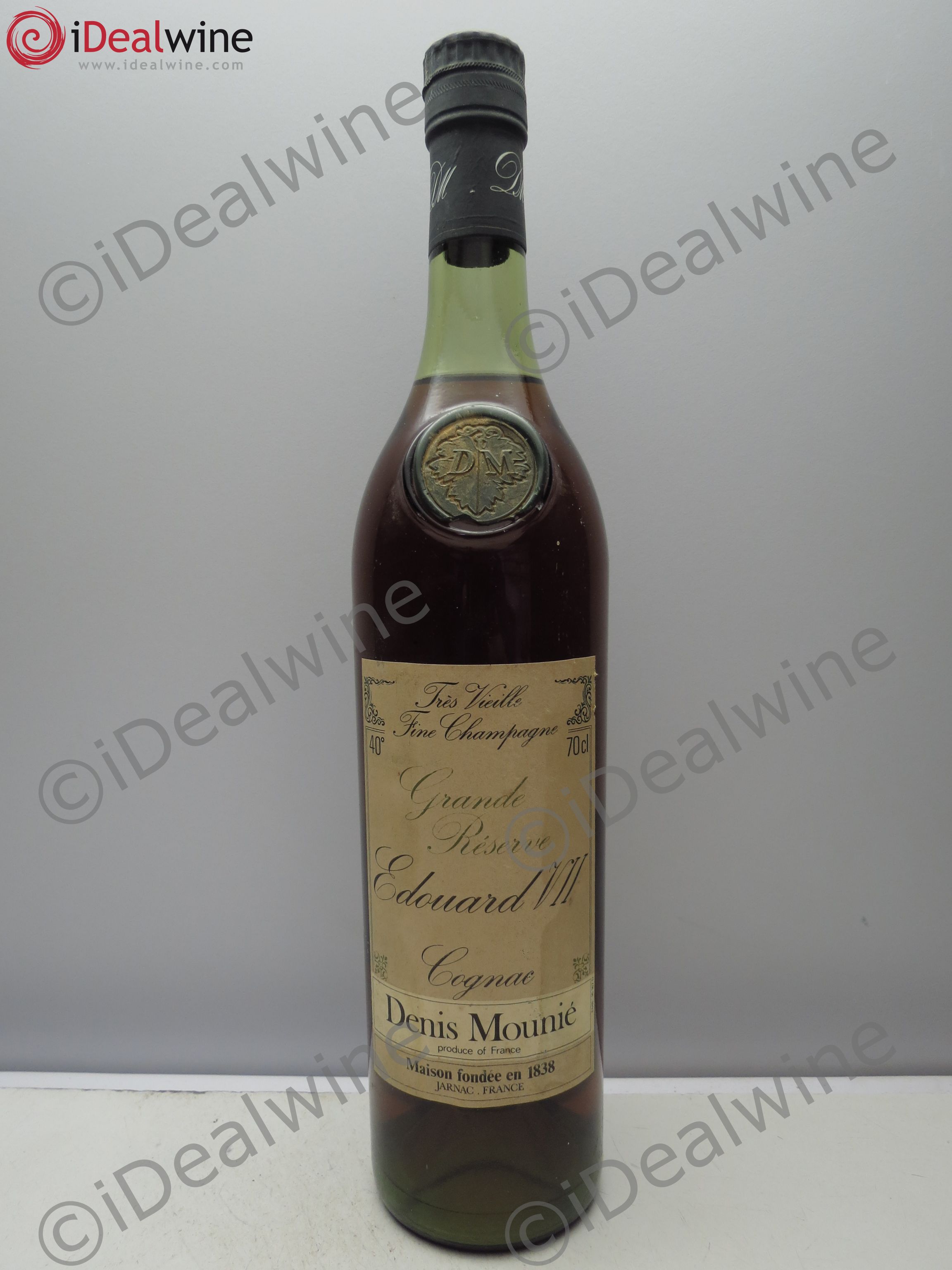 Cognac Très vieille fine champagne. Grande réserve Edouard VII. Denis Mounié - Posten von 1 Flasche - 0