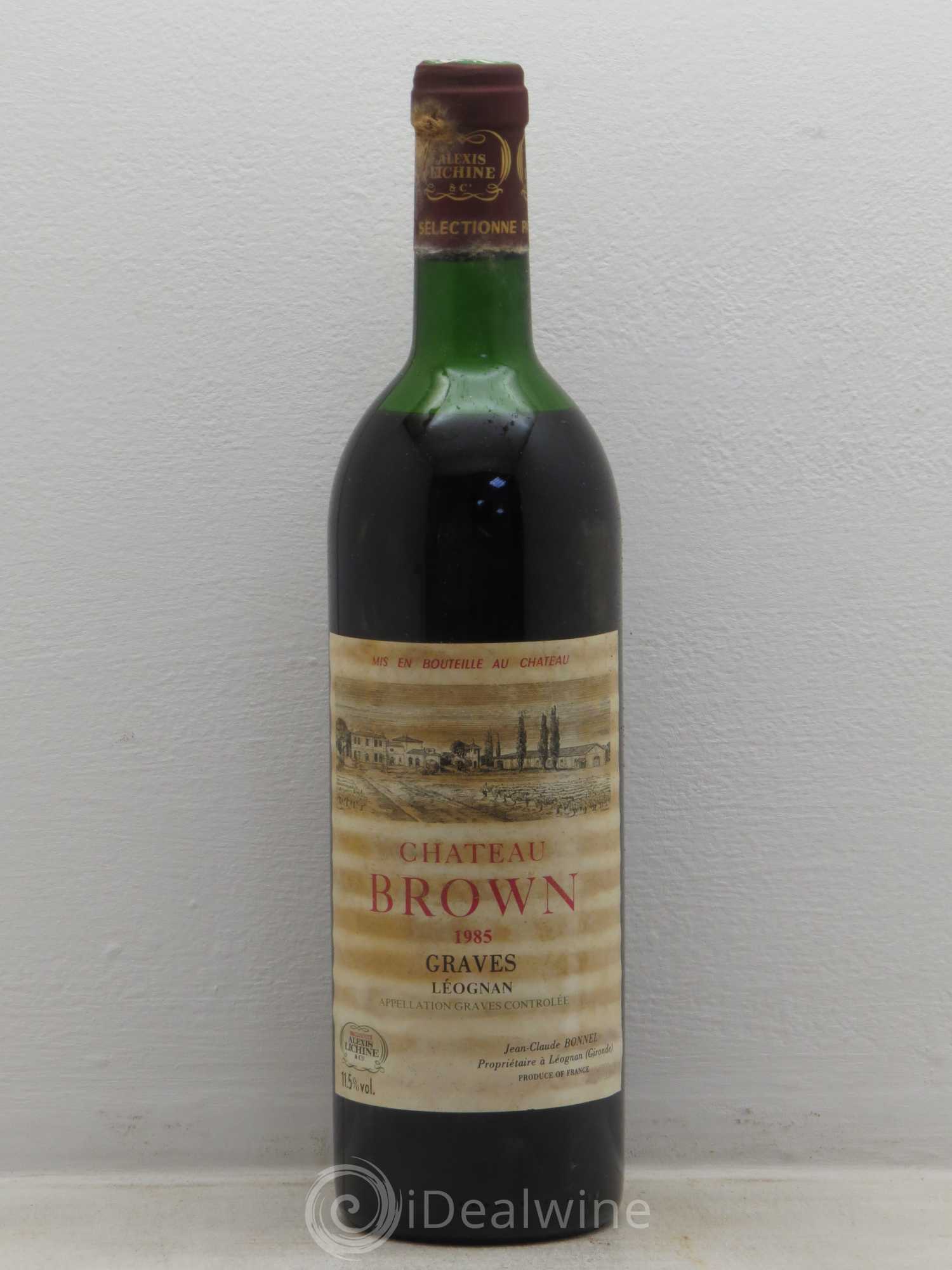 Château Brown 1985 - Lot de 6 bouteilles - 0