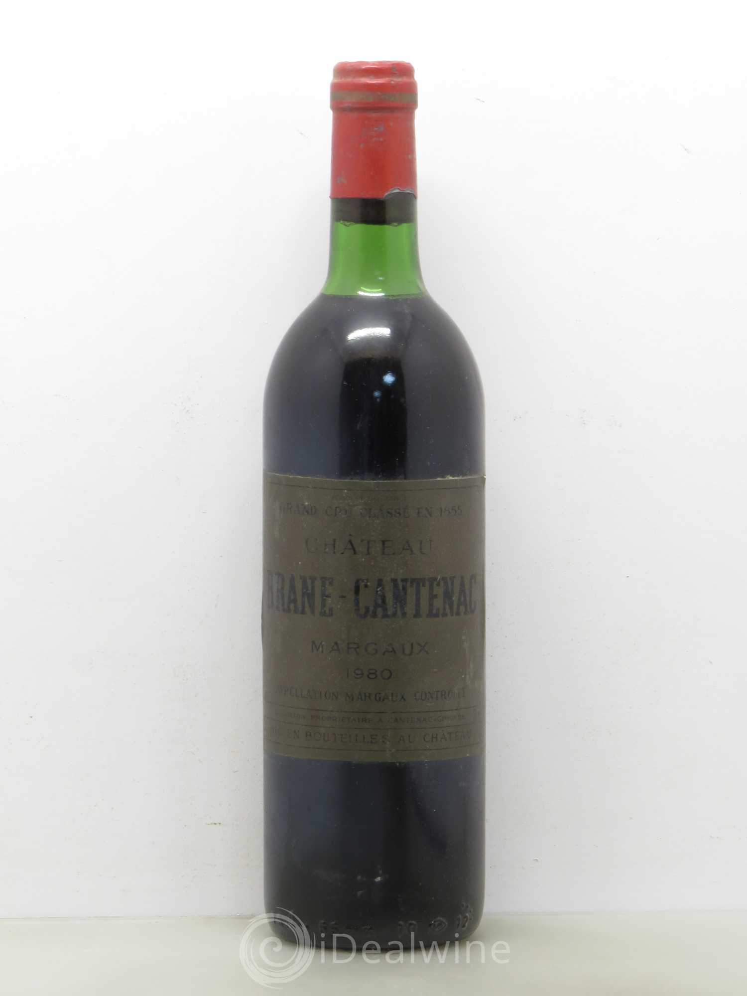 Château Brane Cantenac 2ème Grand Cru Classé 1980 - Lot de 1 bouteille - 0