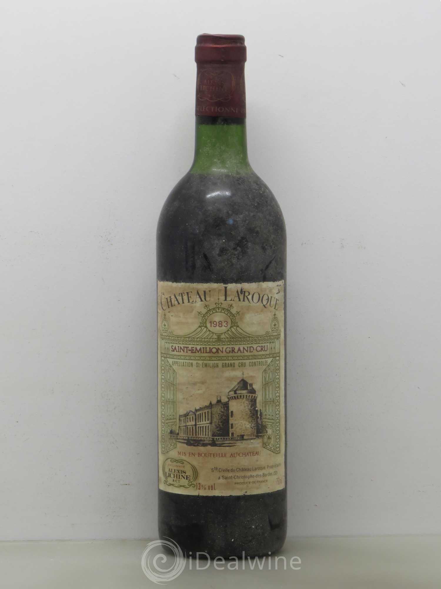 Château Laroque Grand Cru Classé 1983 - Lot de 1 bouteille - 0