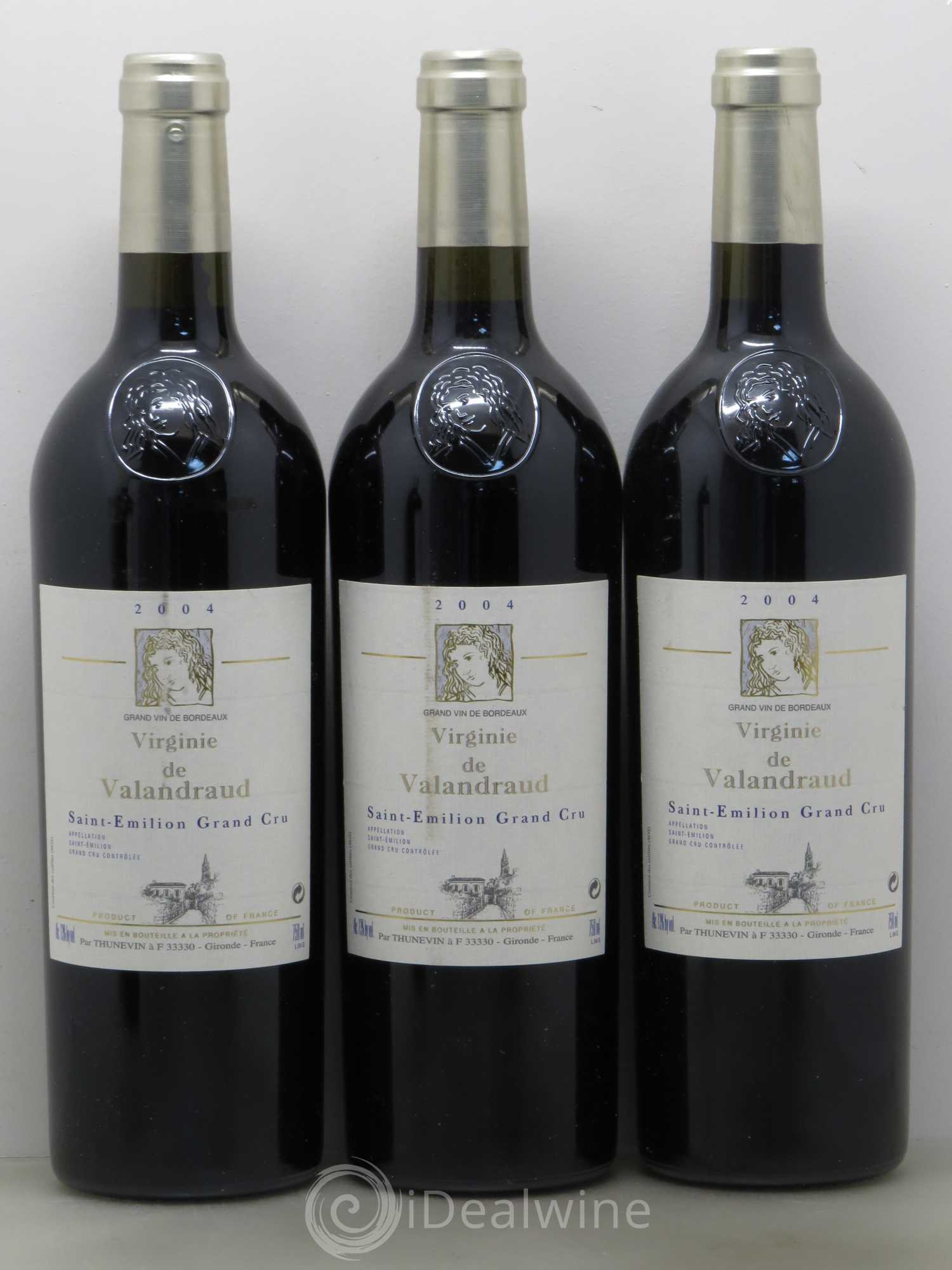Virginie de Valandraud 2004 - Lot de 6 bouteilles - 1