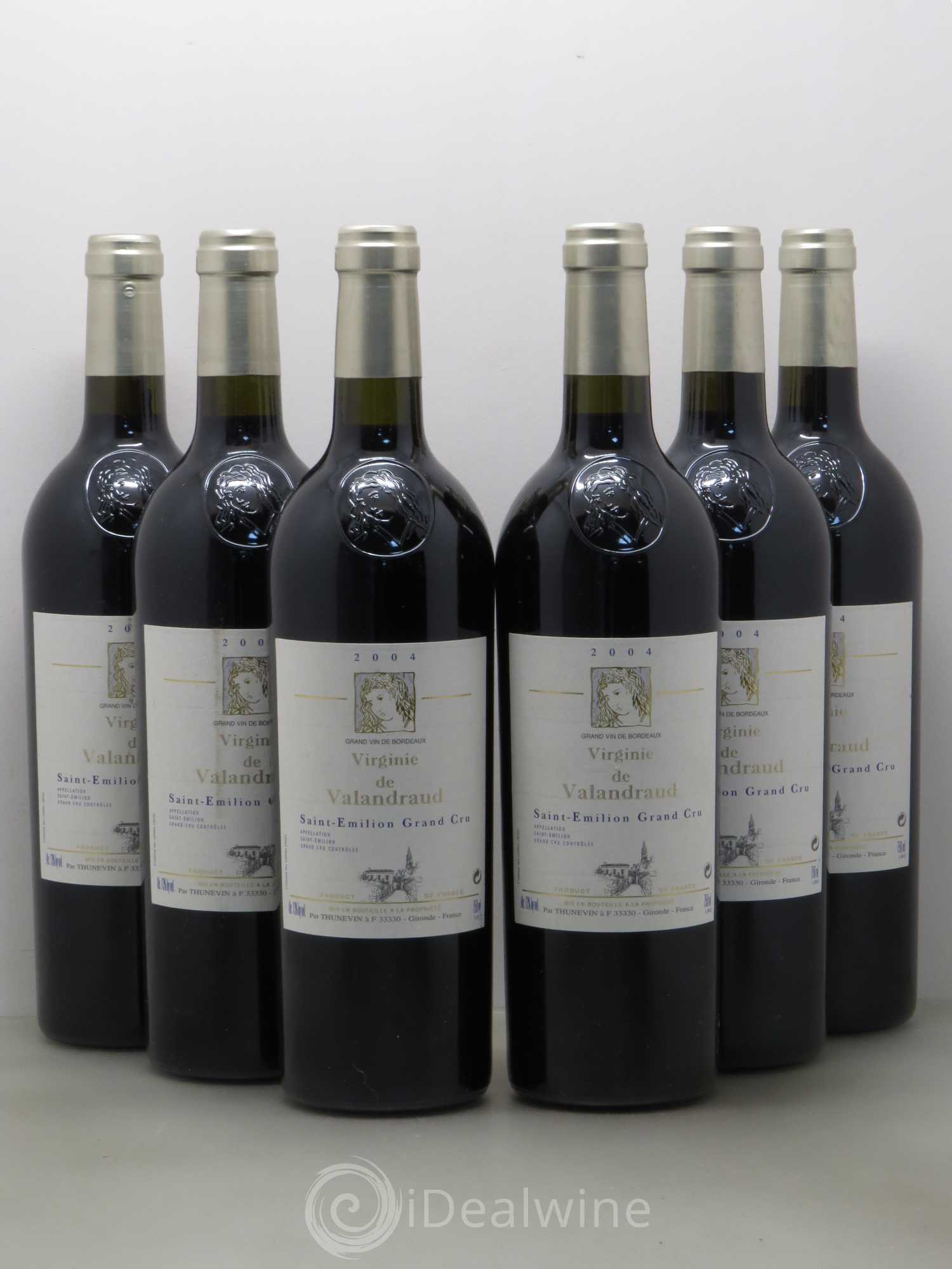 Virginie de Valandraud 2004 - Lot de 6 bouteilles - 0