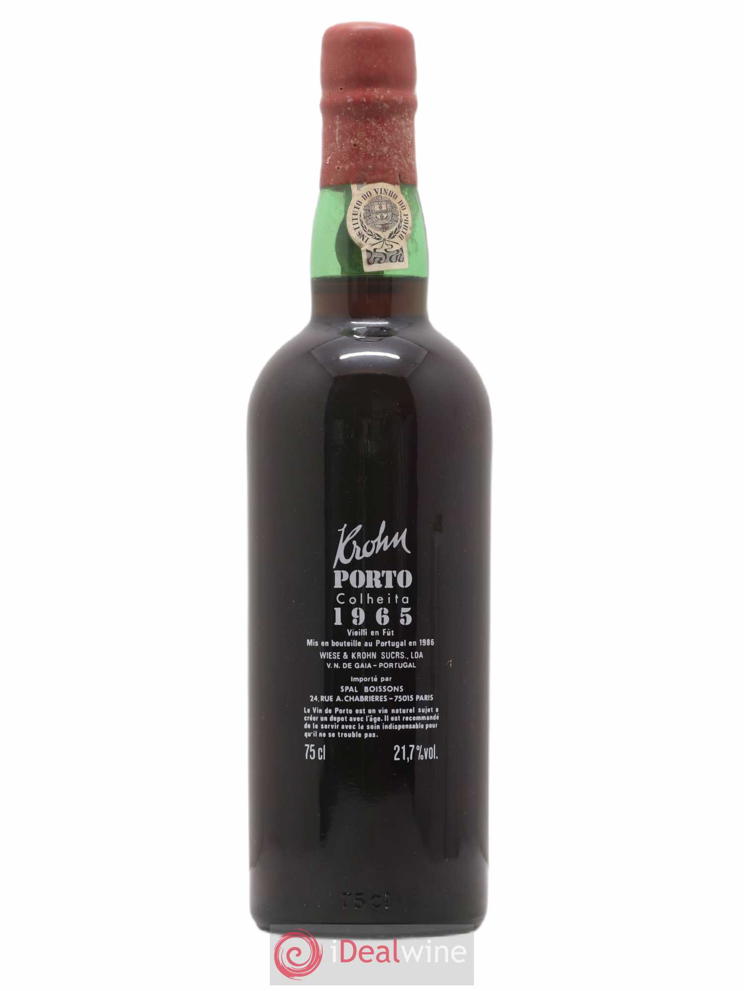 Porto Colheita Krohn 1965 - Posten von 1 Flasche - 1